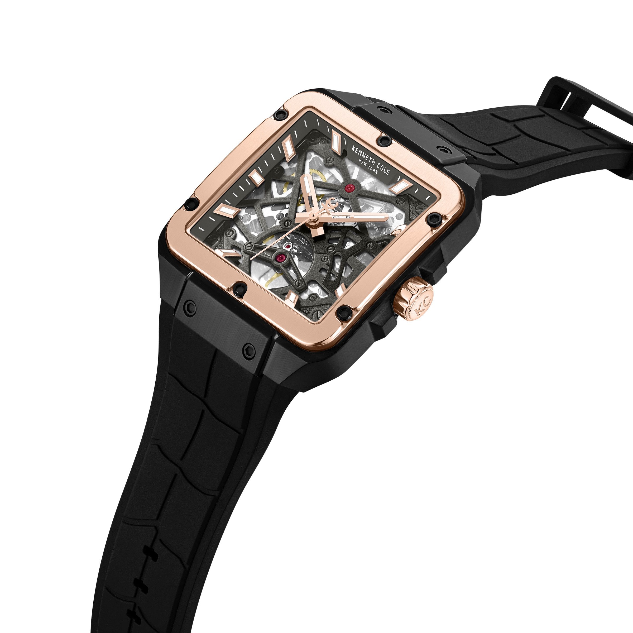 Kenneth Cole Automatikuhr Automatikuhr Herrenuhr 53,5 mm Automatik Herren