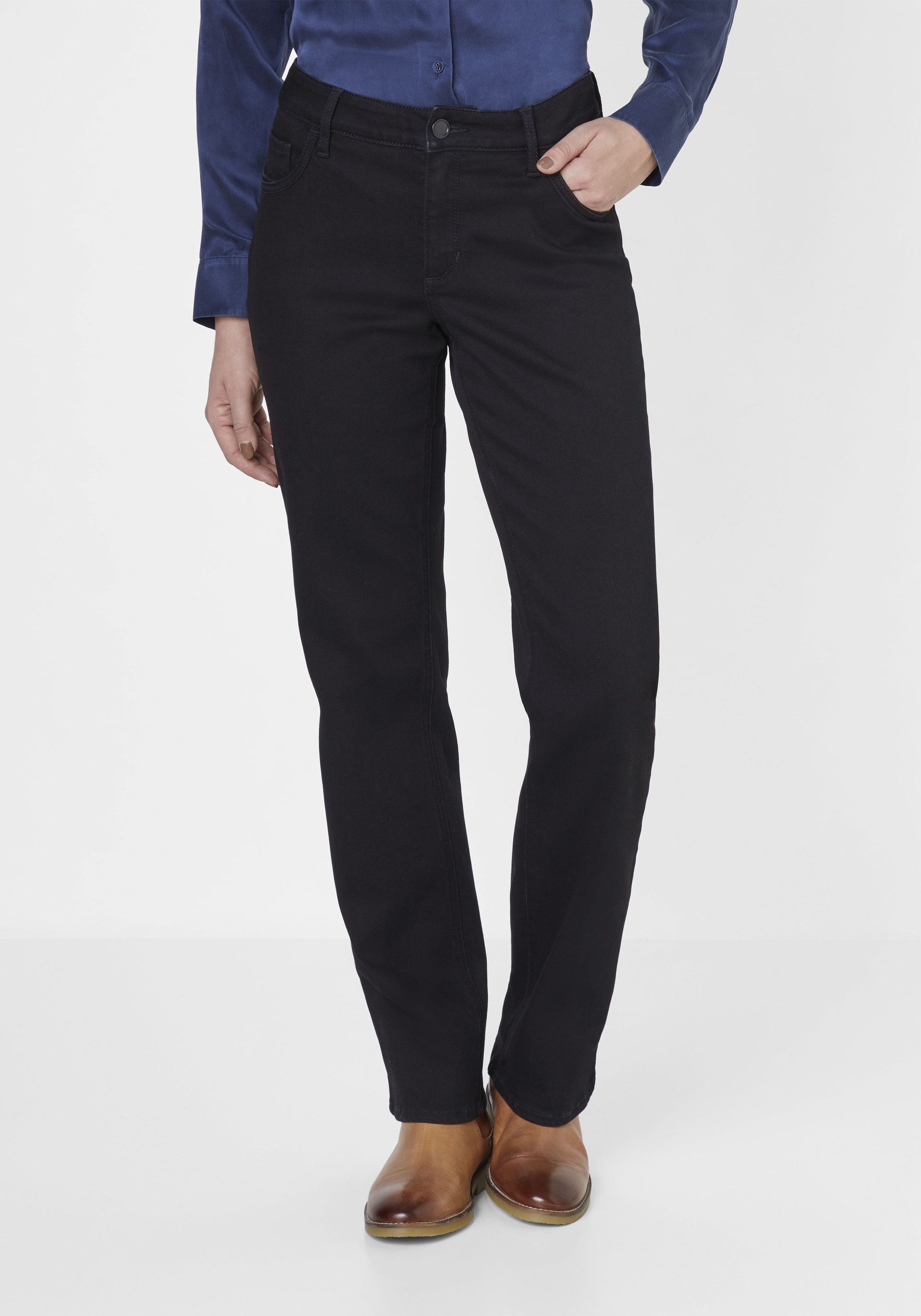 Paddock's Straight-Jeans LARA Soft Denim mit Motion & Comfort Stretch