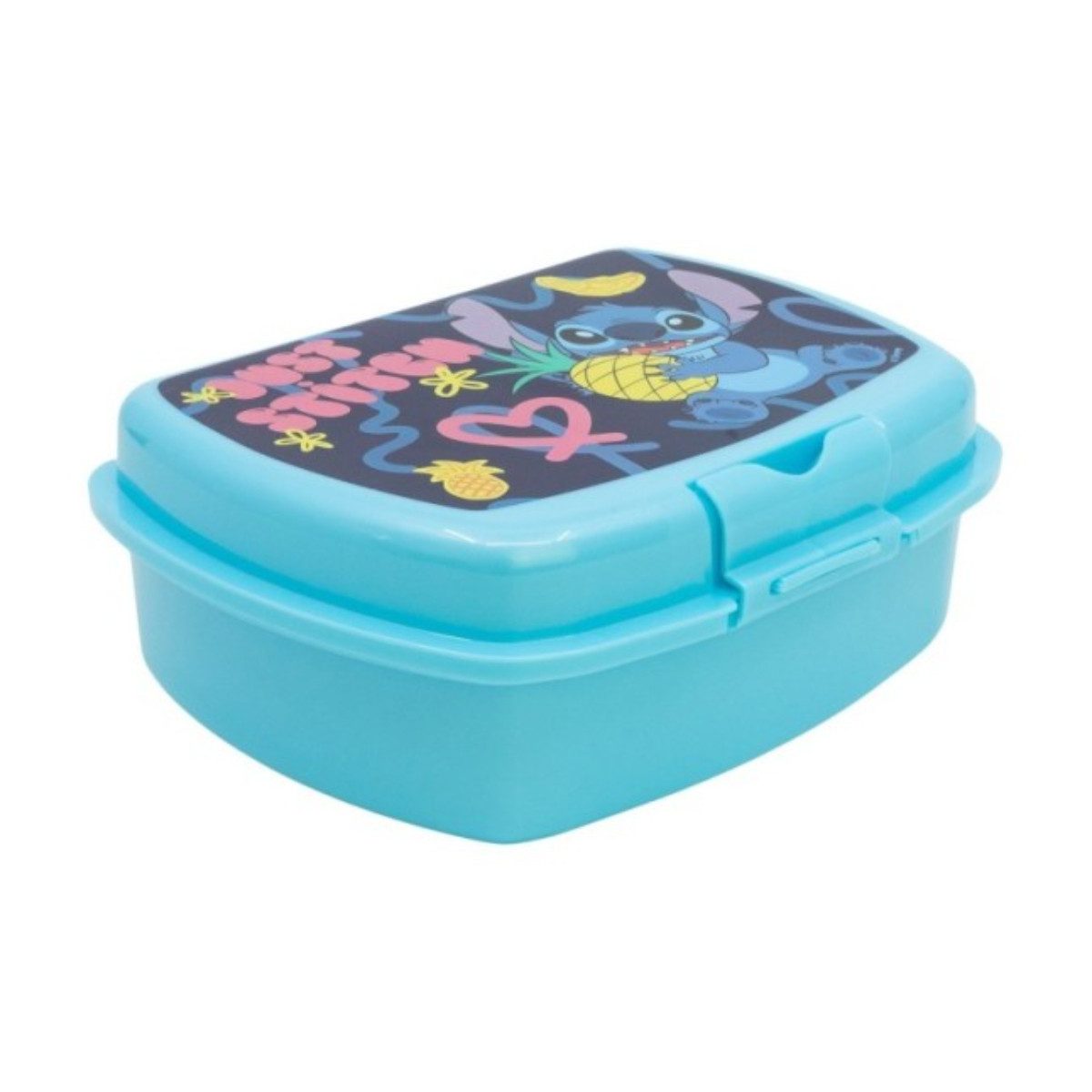 Lilo & Stitch Lunchbox Kinder Brotdose für unterwegs und Kindergarten, (1x Deckel, 1x Schale)
