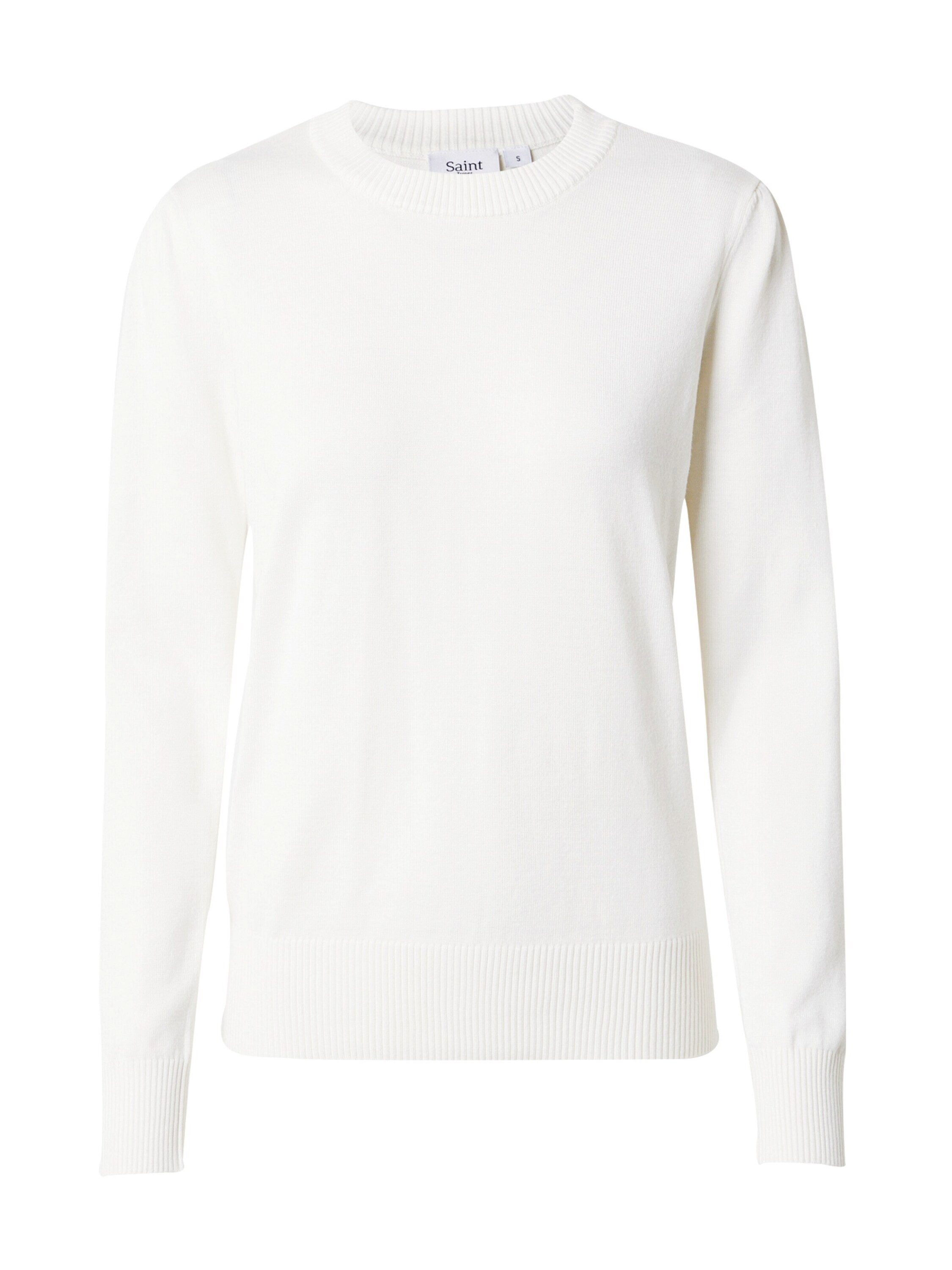 Saint Tropez Strickpullover Mila (1-tlg) Drapiert/gerafft