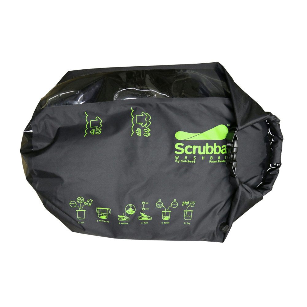 Scrubba Packsack Scrubba Reisewaschmaschine Wash Bag 13,5 Liter schwarz