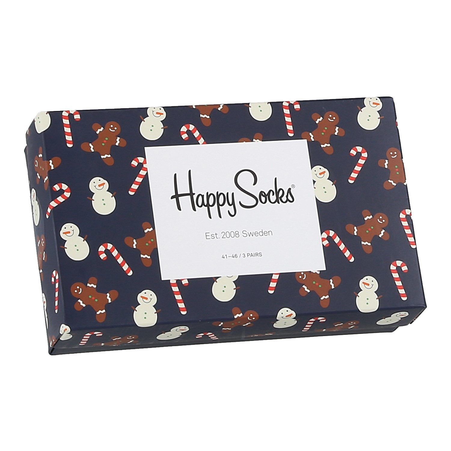Happy Socks Socken Tagessocke Crew Gingerbread Geschenkbox - 3 Paar günstig online kaufen