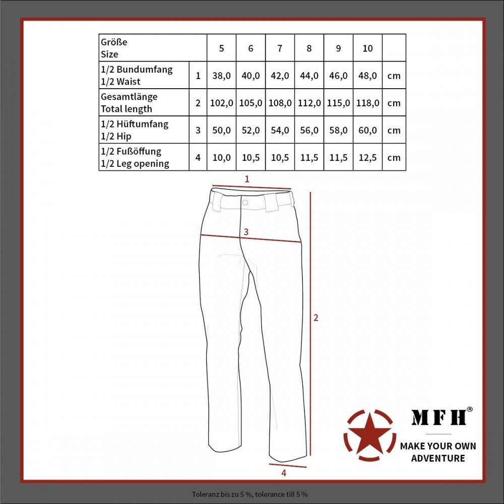 MFH Lange Unterhose MFH BW Plüschunterhose, günstig online kaufen