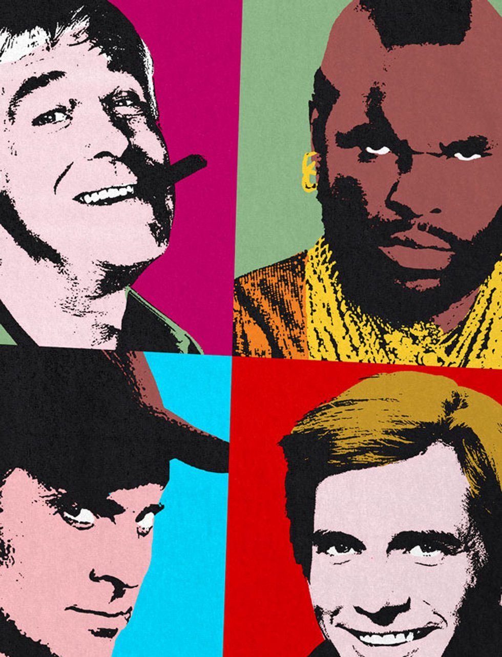 style3 T-Shirt Das Team mr.t hannibal murdock a-team 80er tv-serie günstig online kaufen