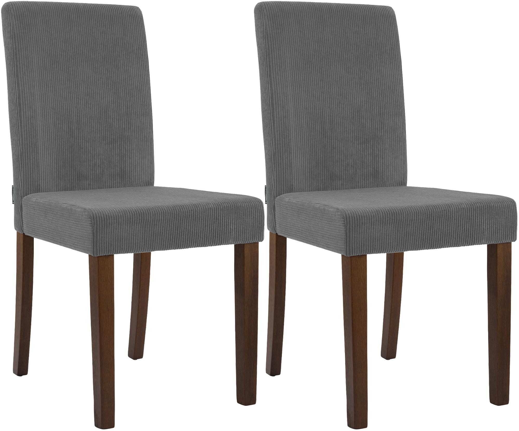 furnicato Esszimmerstuhl Ina 41x47x91 cm grau (1 St)