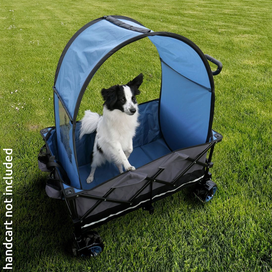 yourGEAR Bollerwagen yourGEAR Pop Up Trolley Roof Sonnendach für Bollerwagen mit Fenster