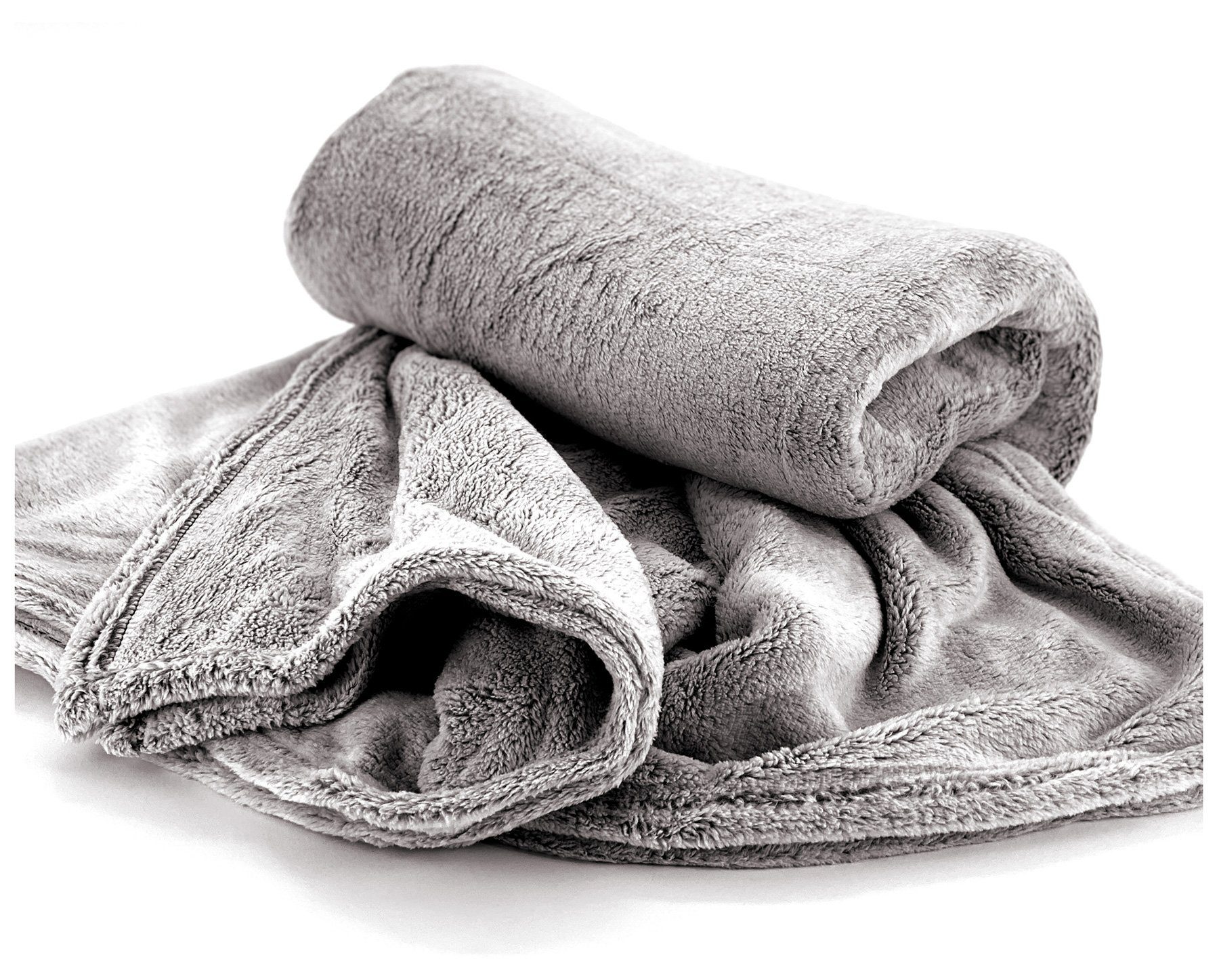 Wohndecke Melange Kuscheldecke Super Soft Flanell günstig online kaufen