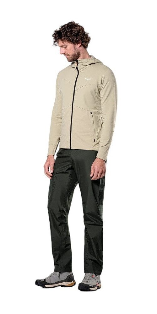 Salewa Funktionsjacke Kapuzenjacke Puez Merino Durastretch (hoher Tragekomfort) sandbraun