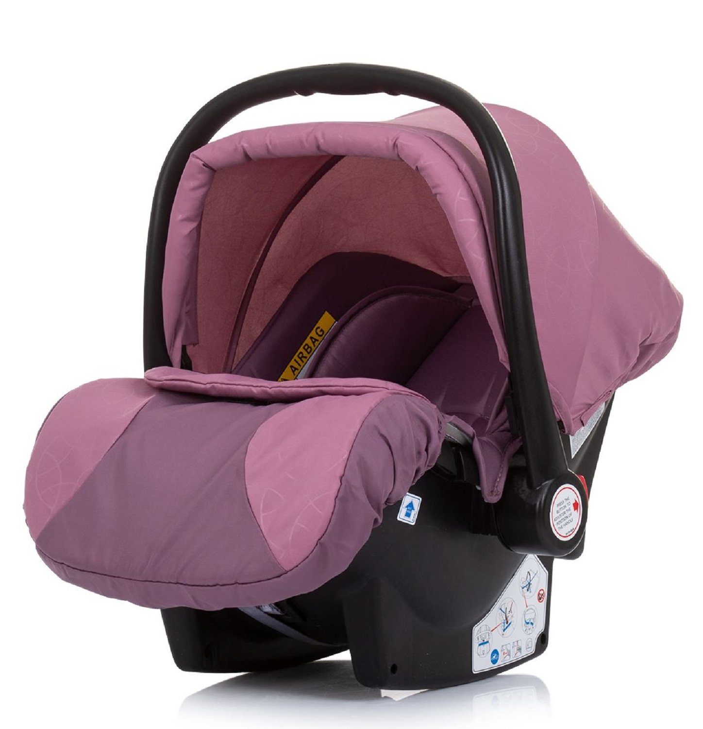 Chipolino Babyschale Kindersitz, Babyschale Sonnendach kg, kg) (0 Havana bis: violett Gruppe Adapter, 0+, -13 13