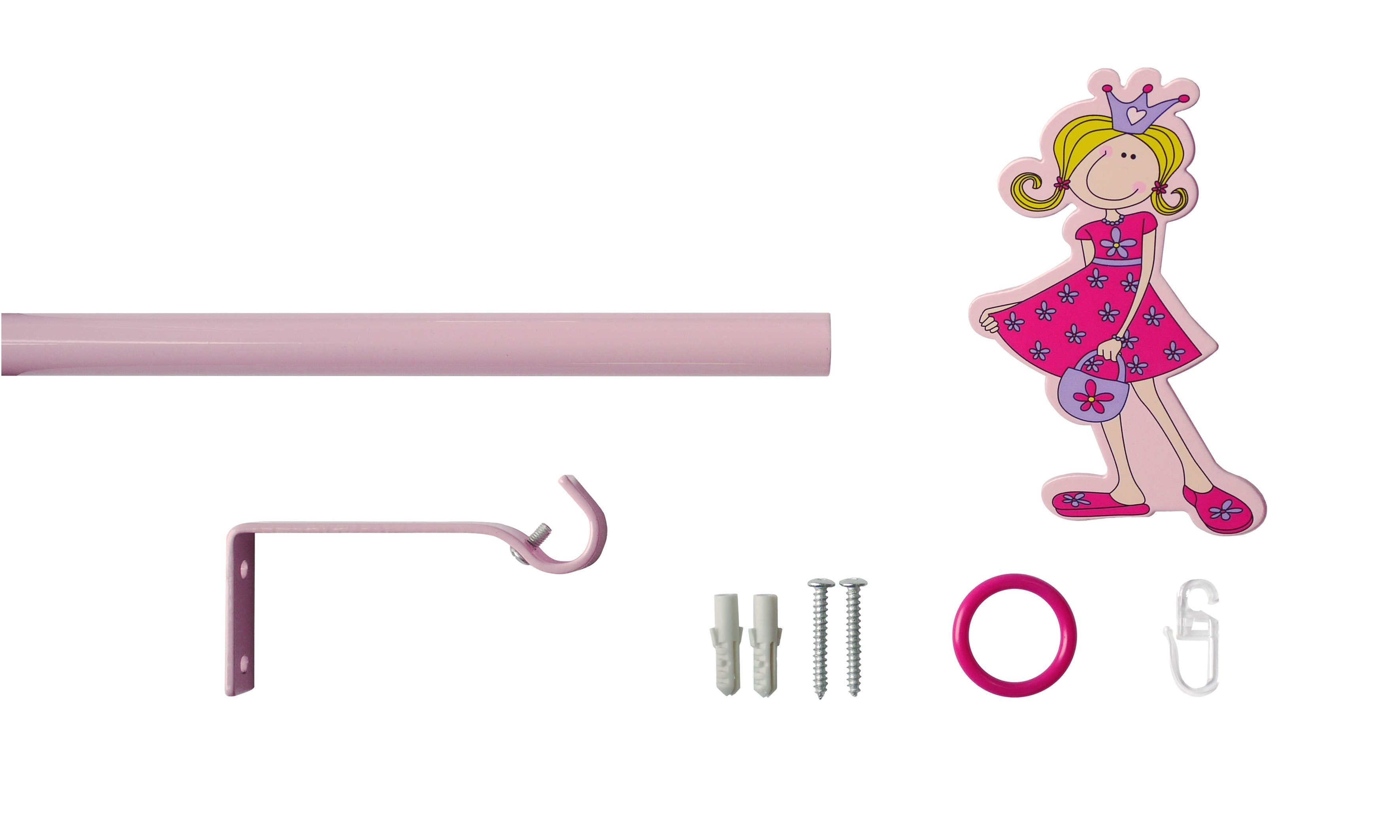 Good Life Gardinenstange Prinzessin, Ø 16 mm, 1-läufig, ausziehbar, mit Boh günstig online kaufen