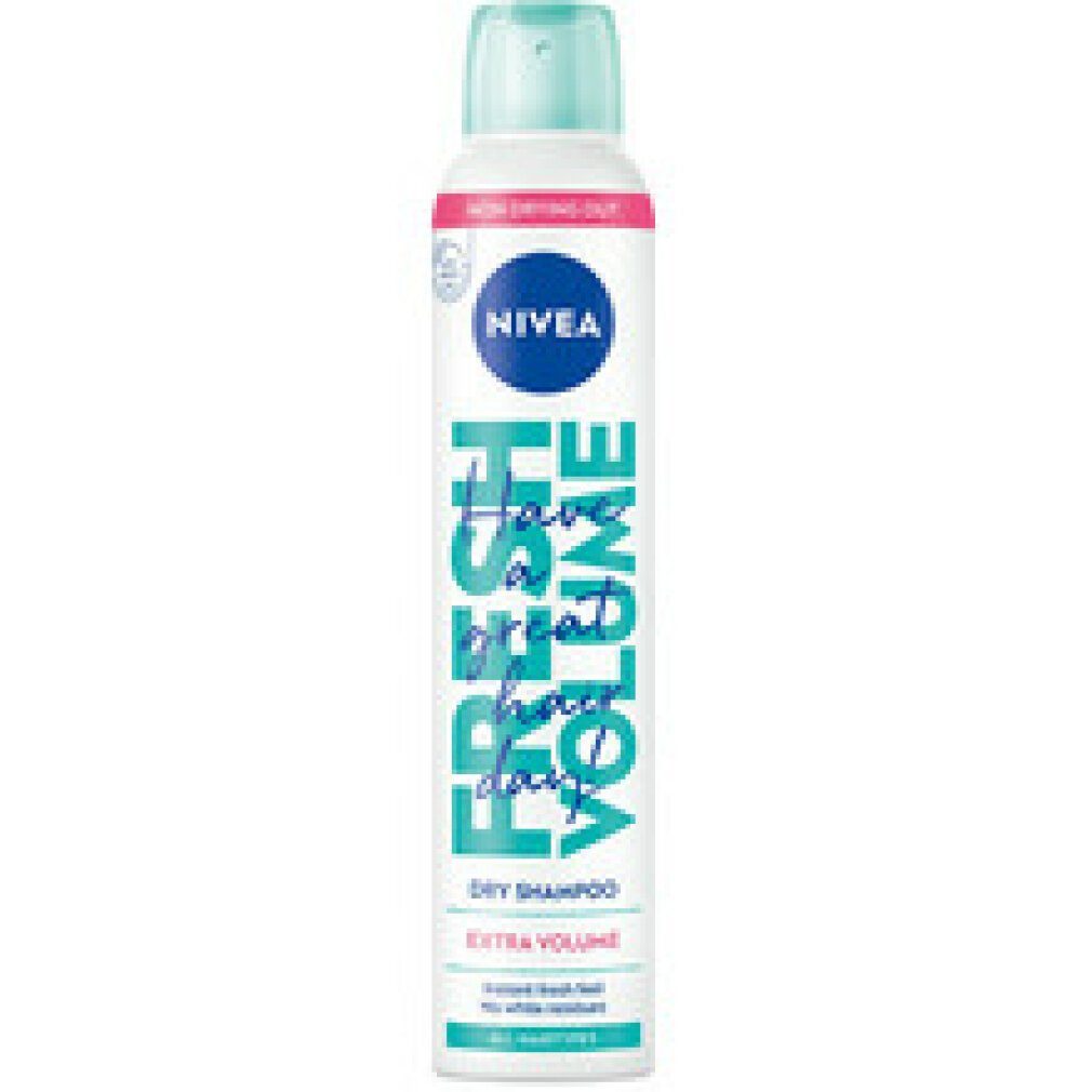 NIVEA Fresh & Mild Trockenshampoo – 200 Ml, Für Mittlere Haartöne, Vegan & Biologisch Abbaubar