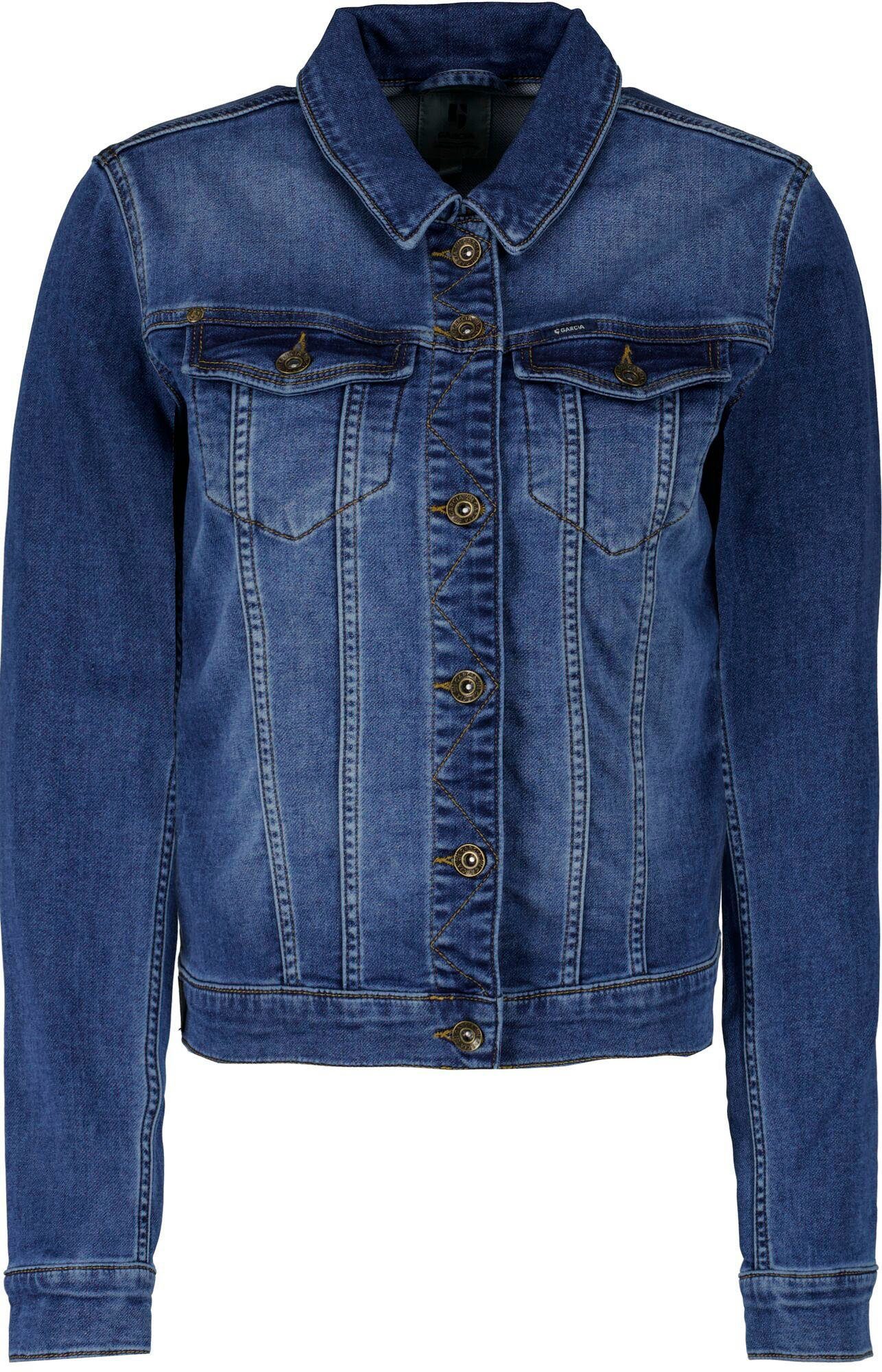 mit medium Garcia Sofia dot Stretch Jeansjacke