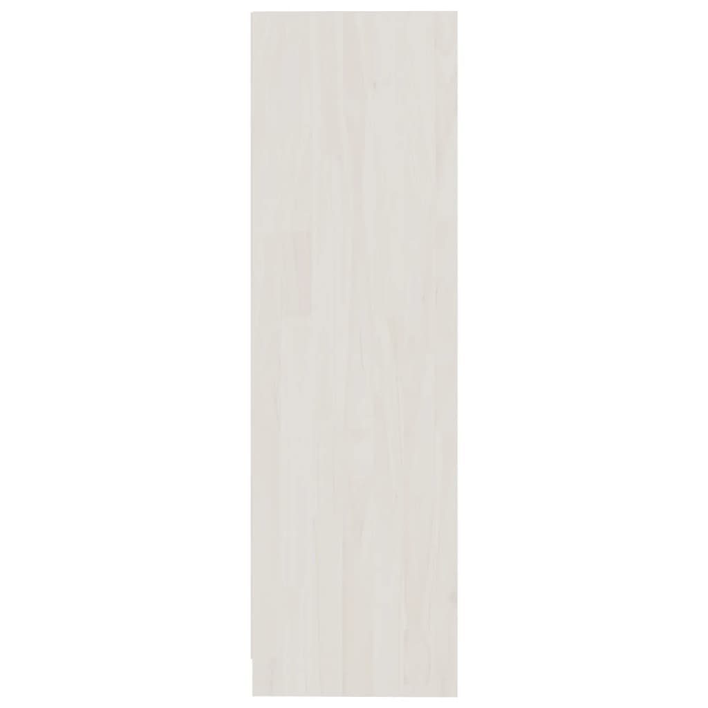 Bücherregal cm, möbelando in aus Weiß Massivholz 70x110x33 Güssefeld, B/H/T: