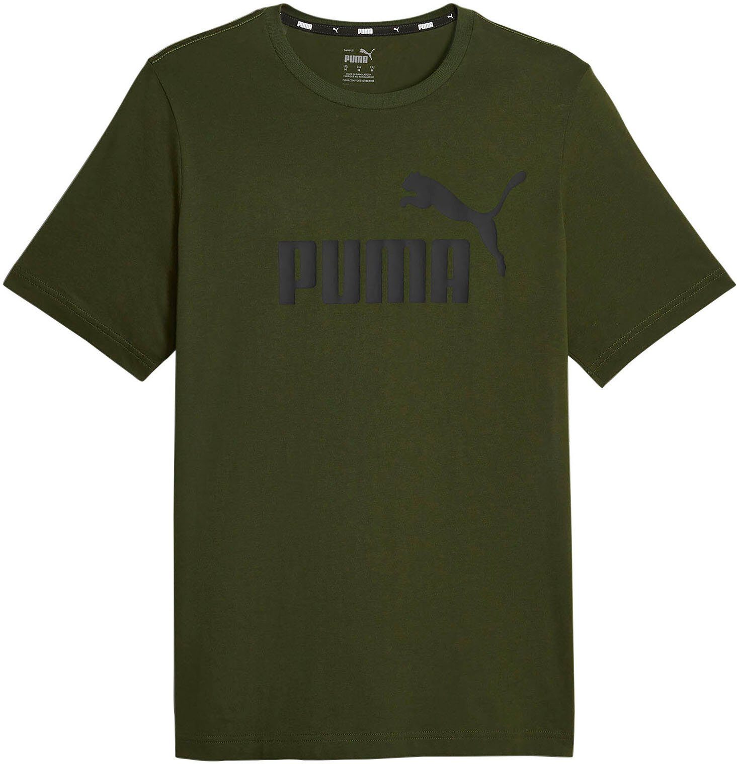 PUMA T-Shirt ESS LOGO TEE (S) Myrtle | Sport-T-Shirts