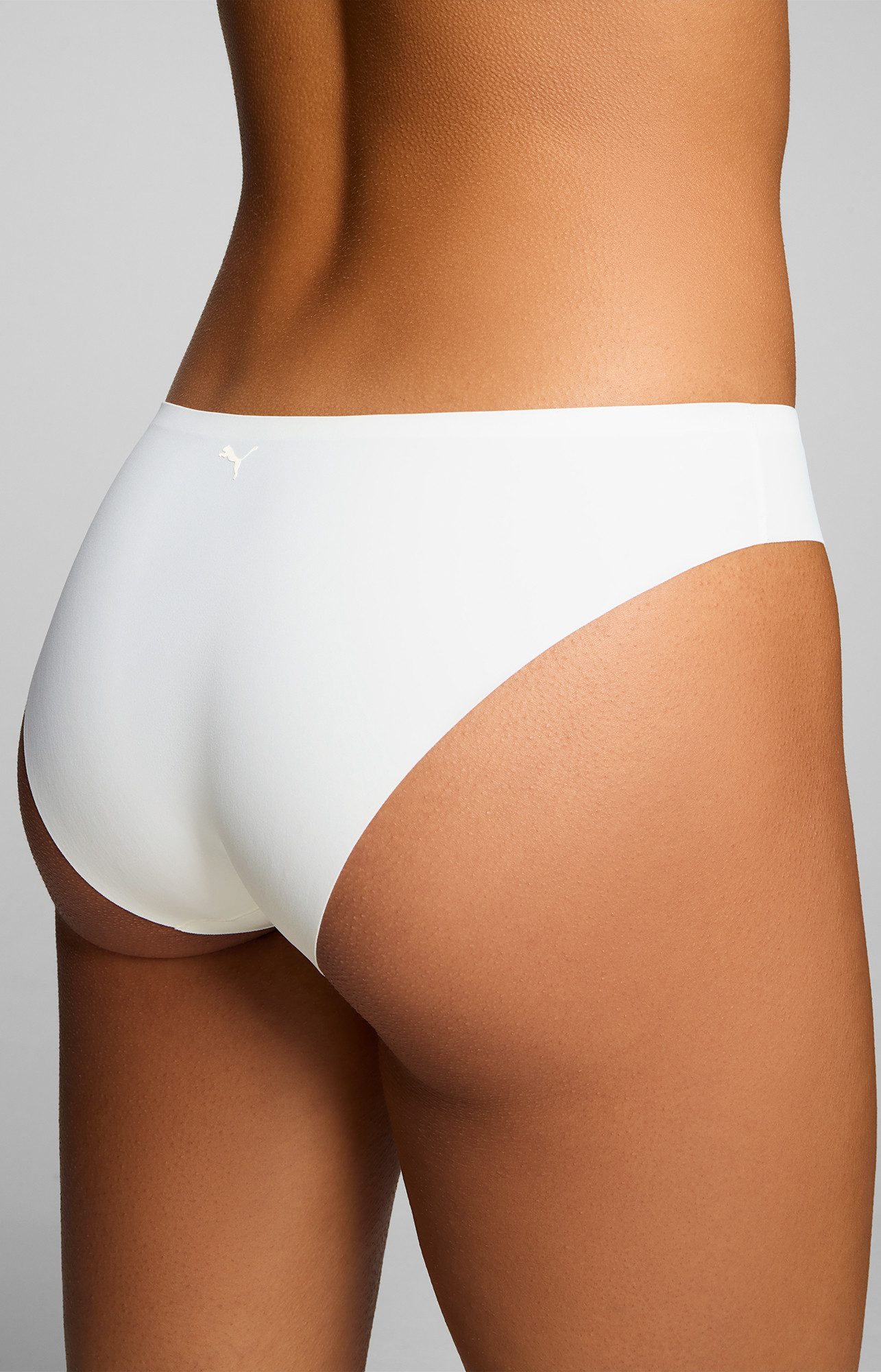PUMA Slip PUMA WOMEN MICROFIBER BRIEFS 2P (2er Pack) im Mid-Rise Design, mit elastischem Bund – Bild 2 von 3