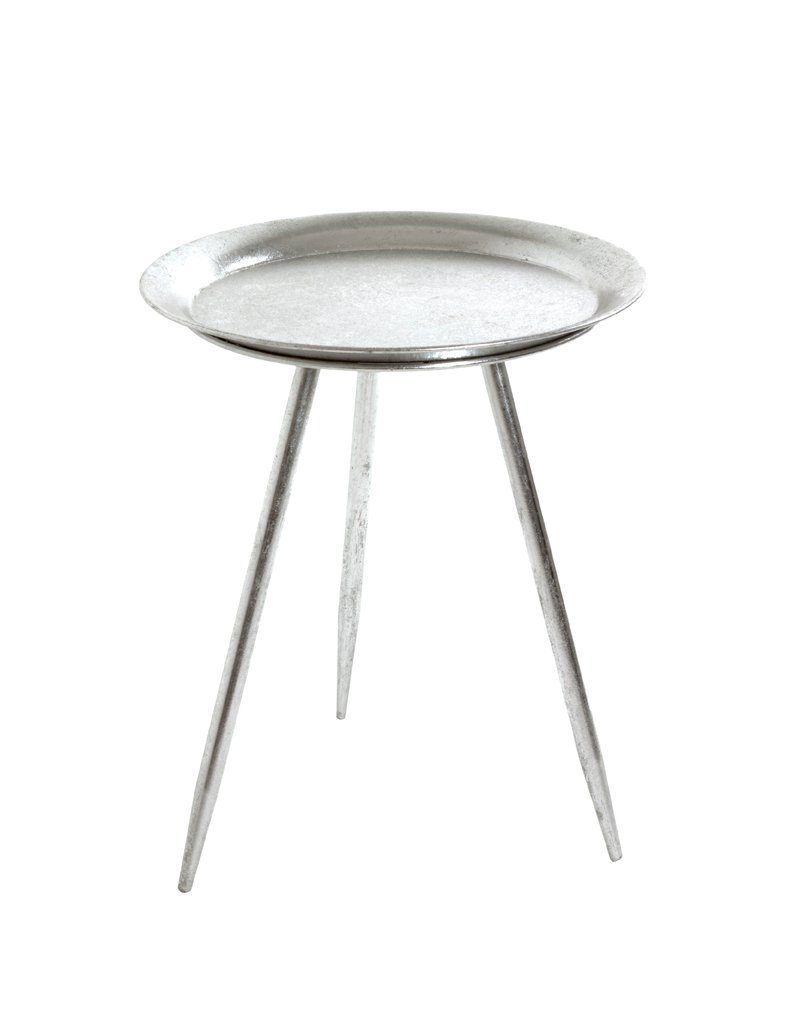 Beistelltisch HAKU Möbel Beistelltisch - silber lackiert - H. 47cm