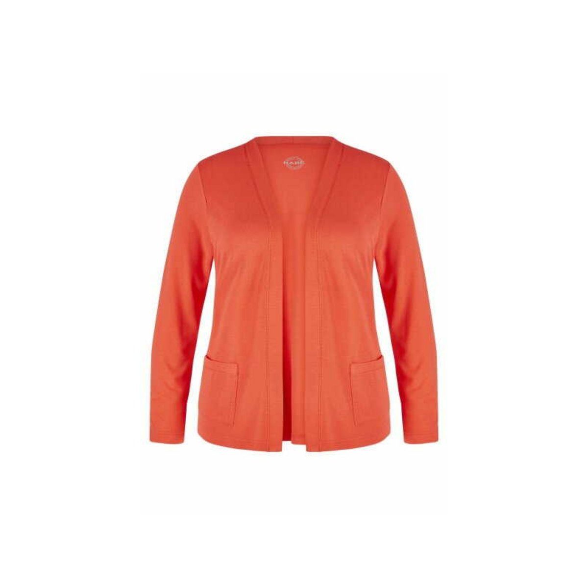 Rabe Strickjacke orange regular fit (1-tlg) | Cardigans