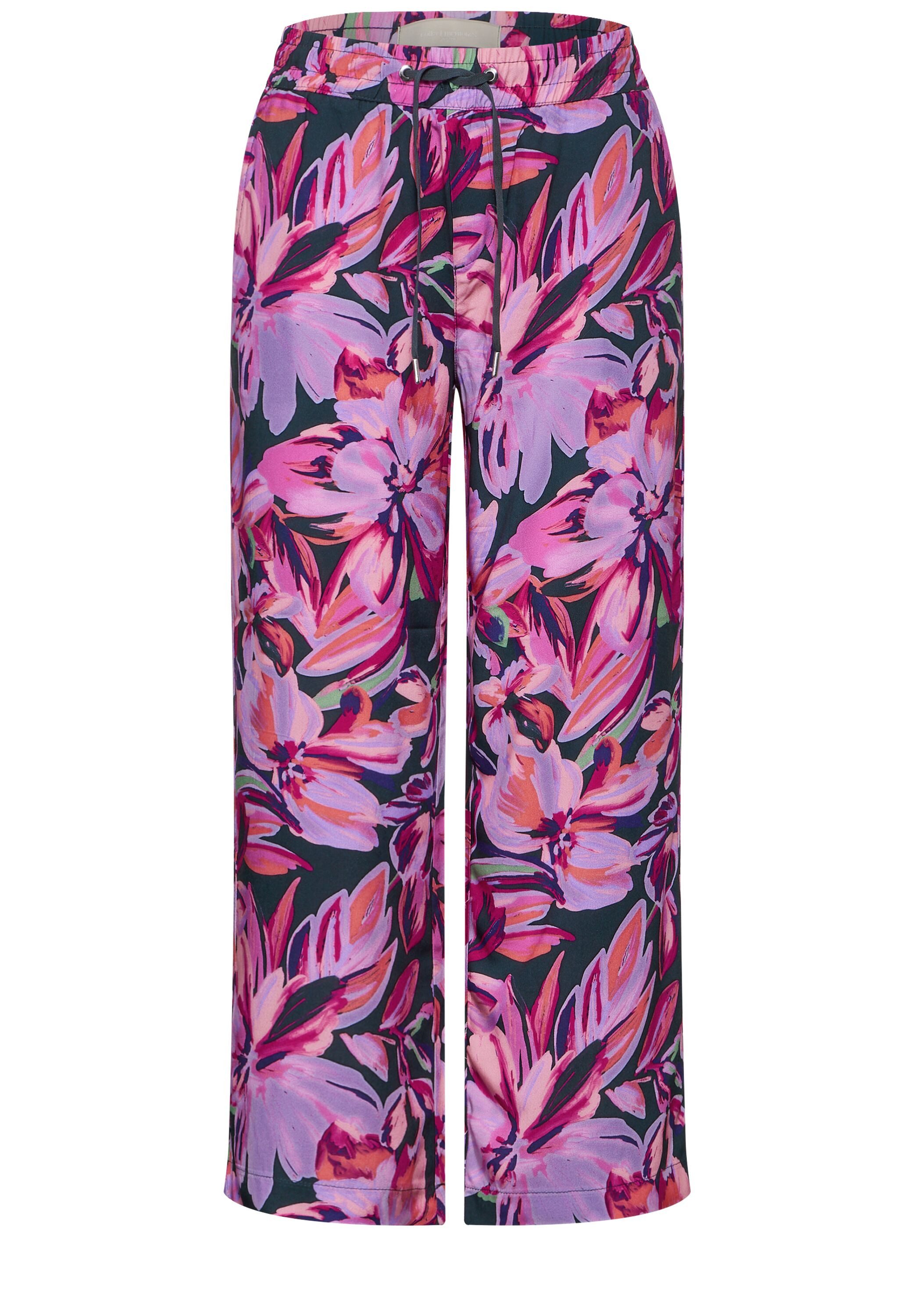STREET ONE Stoffhose High Waist