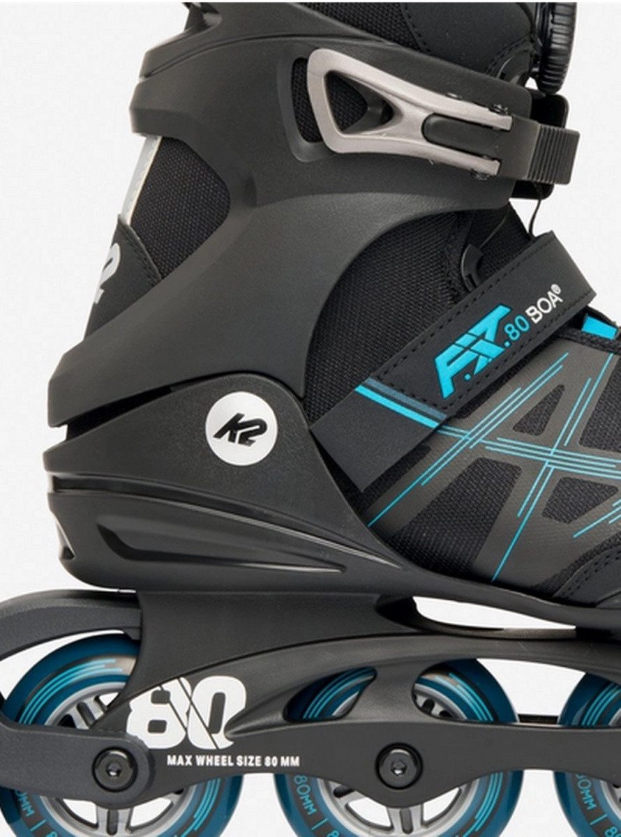 K2 Inlineskates K2 F.I.T. 80 Boa Herren Inline Skates Inliner black blue 30H0000