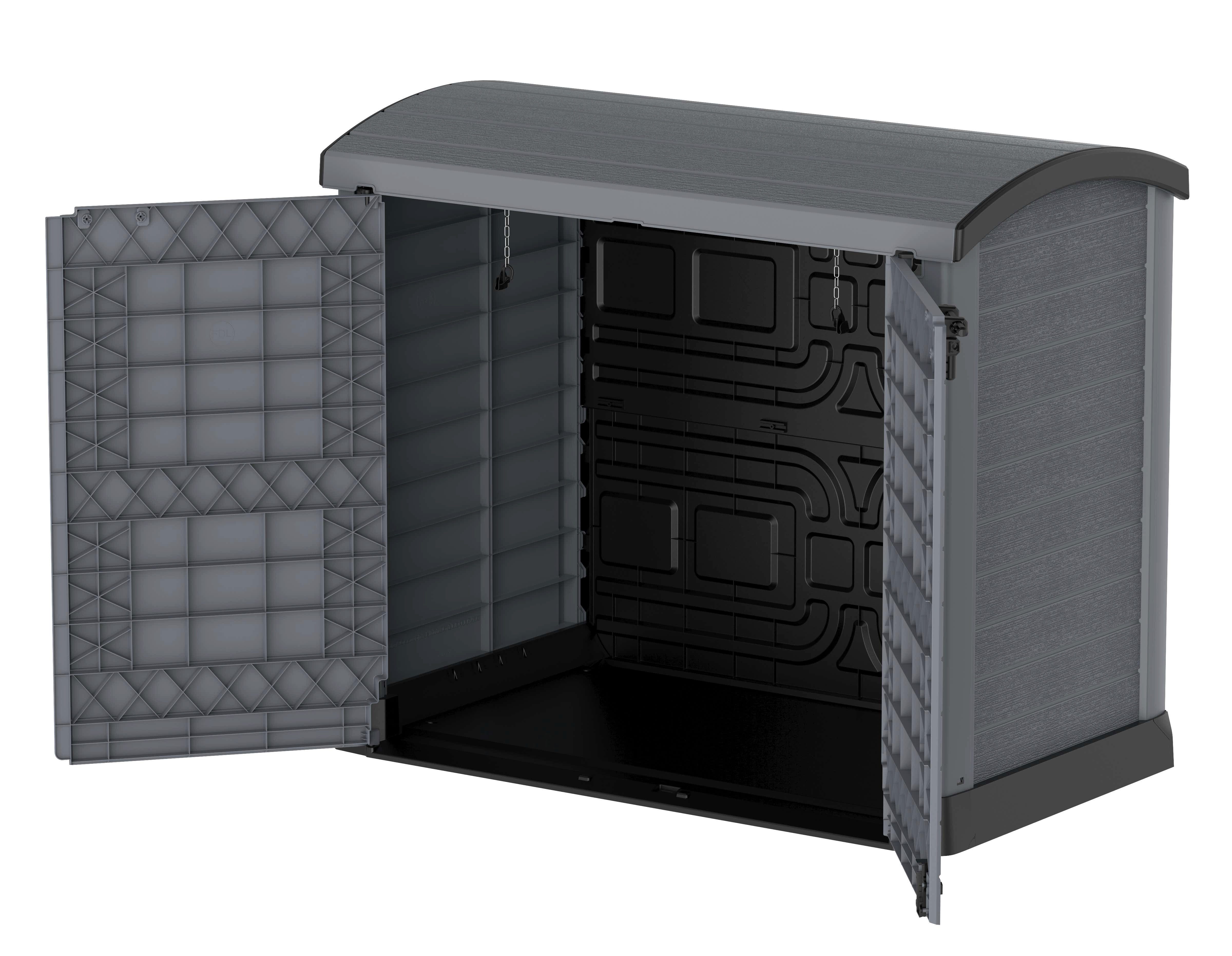 DURAMAX Gartenhaus DURAMAX Kunststoff-Aufbewahrungsbox 1200 Liter günstig online kaufen