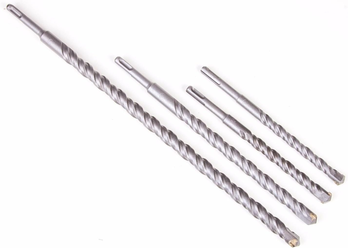 Falon-Tech Betonbohrer SDS-Plus Betonbohrer + Betonmeißel Set Hammerbohrer Bohrersatz, (12-tlg) – Bild 3 von 4
