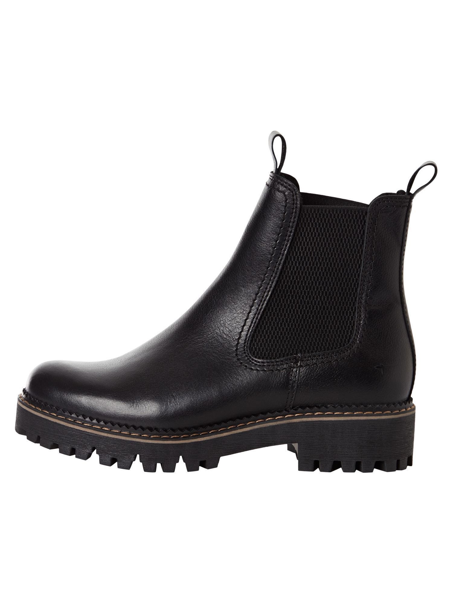 Tamaris Removable Sock aus Leder Blockabsatz 1-26494-45 Chelseaboots Removable Sock – Bild 4 von 5
