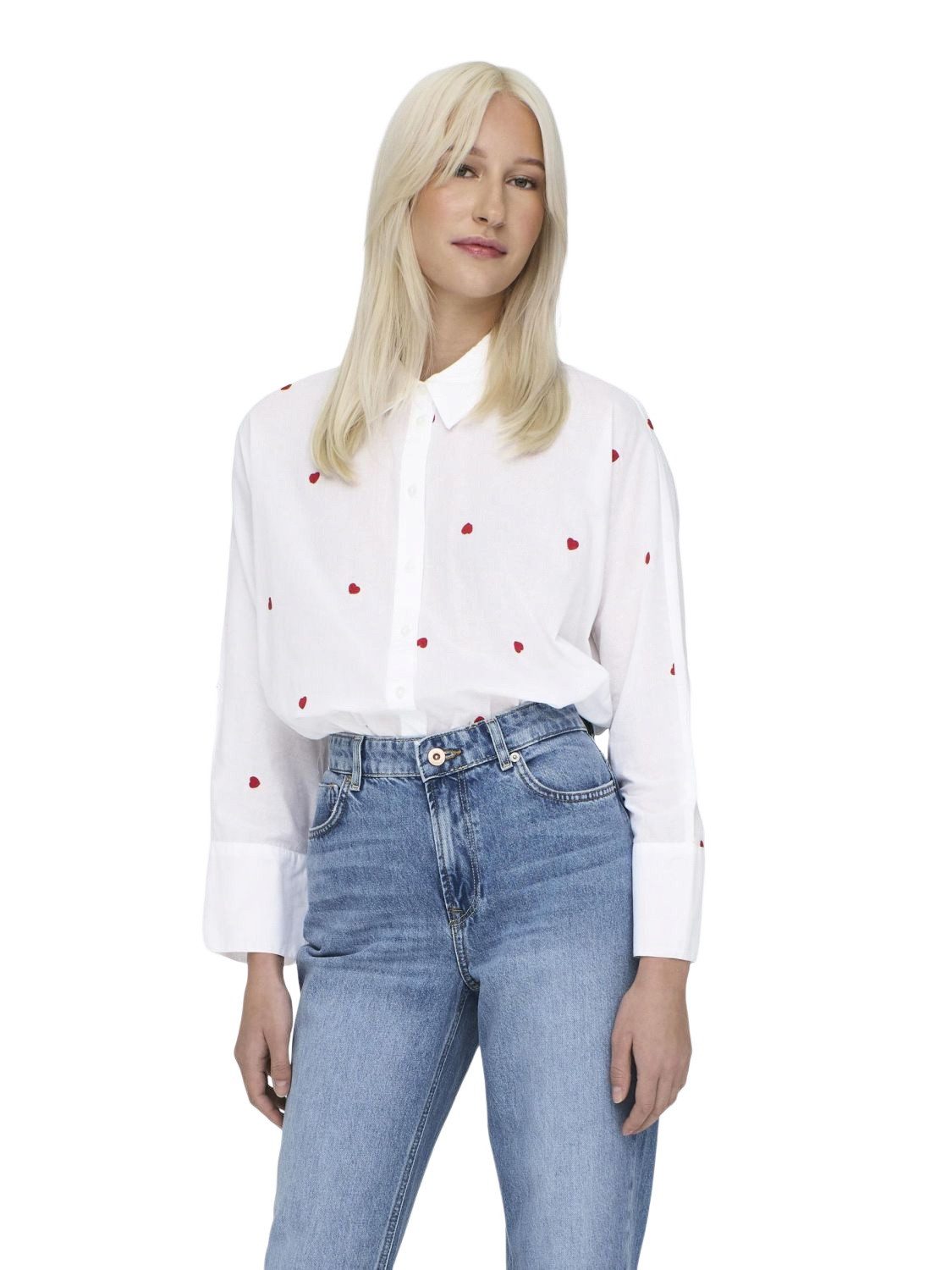 ONLY Blusentop ONLNEW LINA GRACE LS EMB SHIRT NOOS günstig online kaufen
