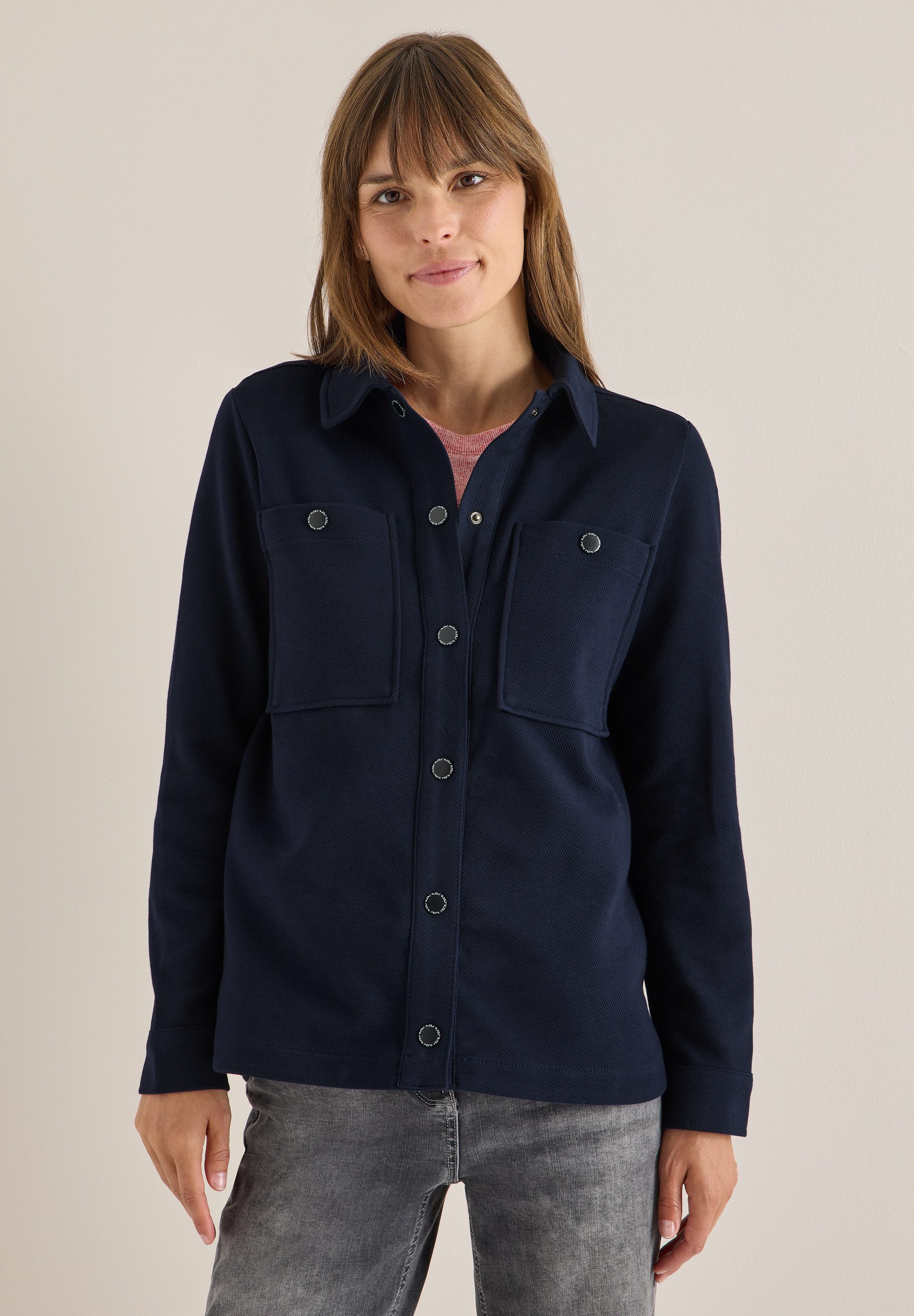 CECIL Kurzjacke mit Strick-Struktur