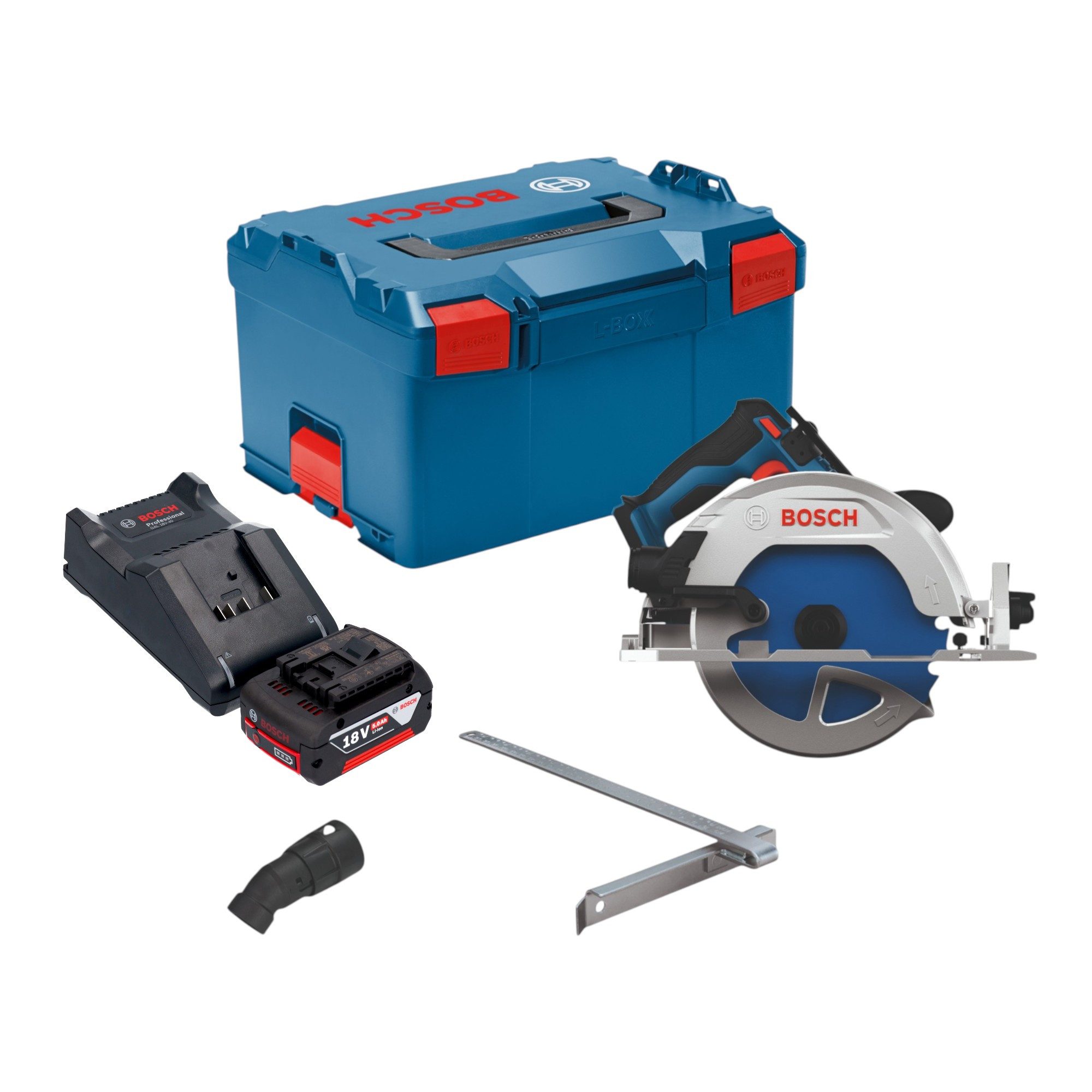 Bosch Professional Akku-Handkreissäge GKS 18V-68-2 Akku Kreissäge 18 V 190 mm Brushless + 1x Akku 5,0 Ah