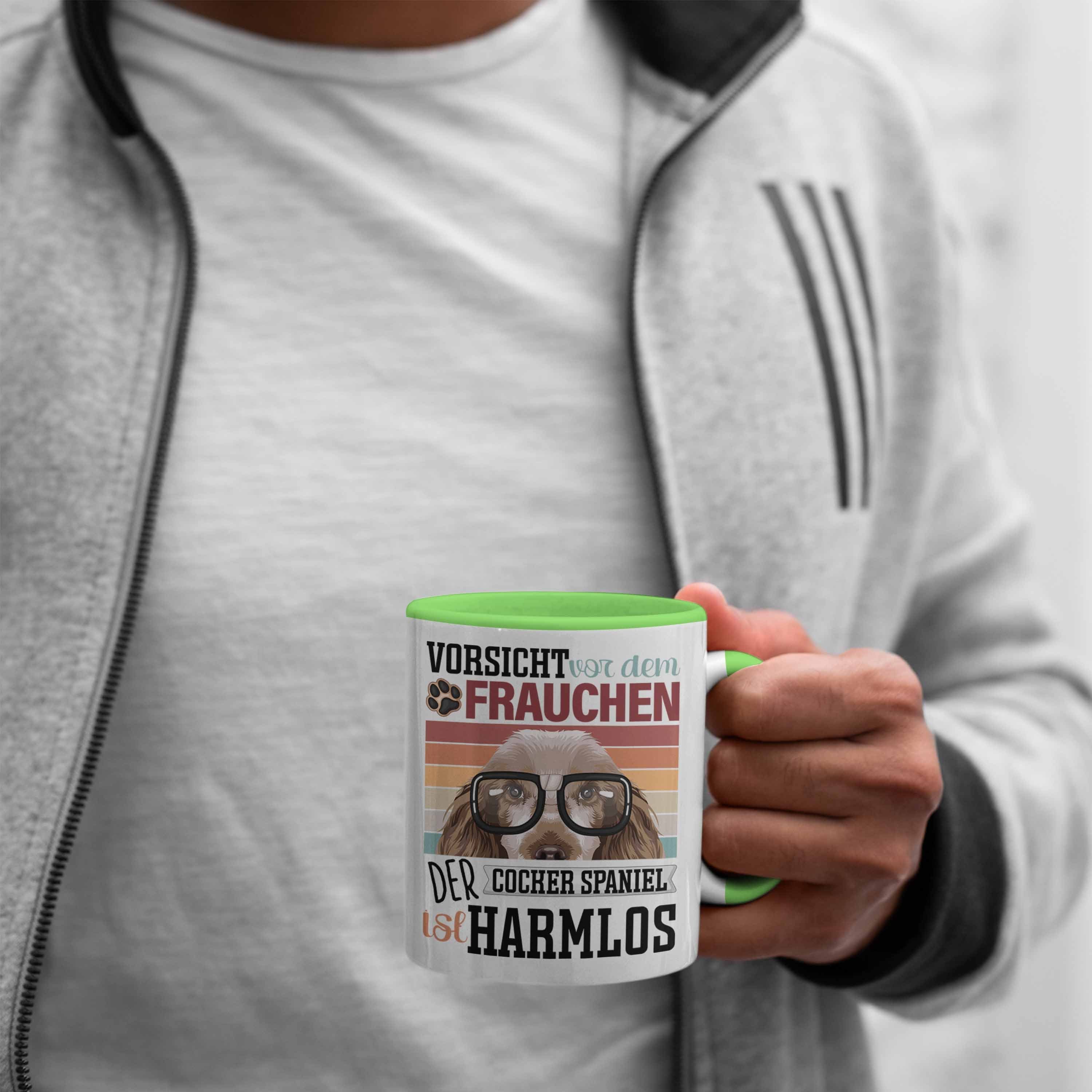 Grün Cocker Tasse Tasse Gesc Frauchen Trendation Besitzerin Spaniel Geschenk Spruch Lustiger