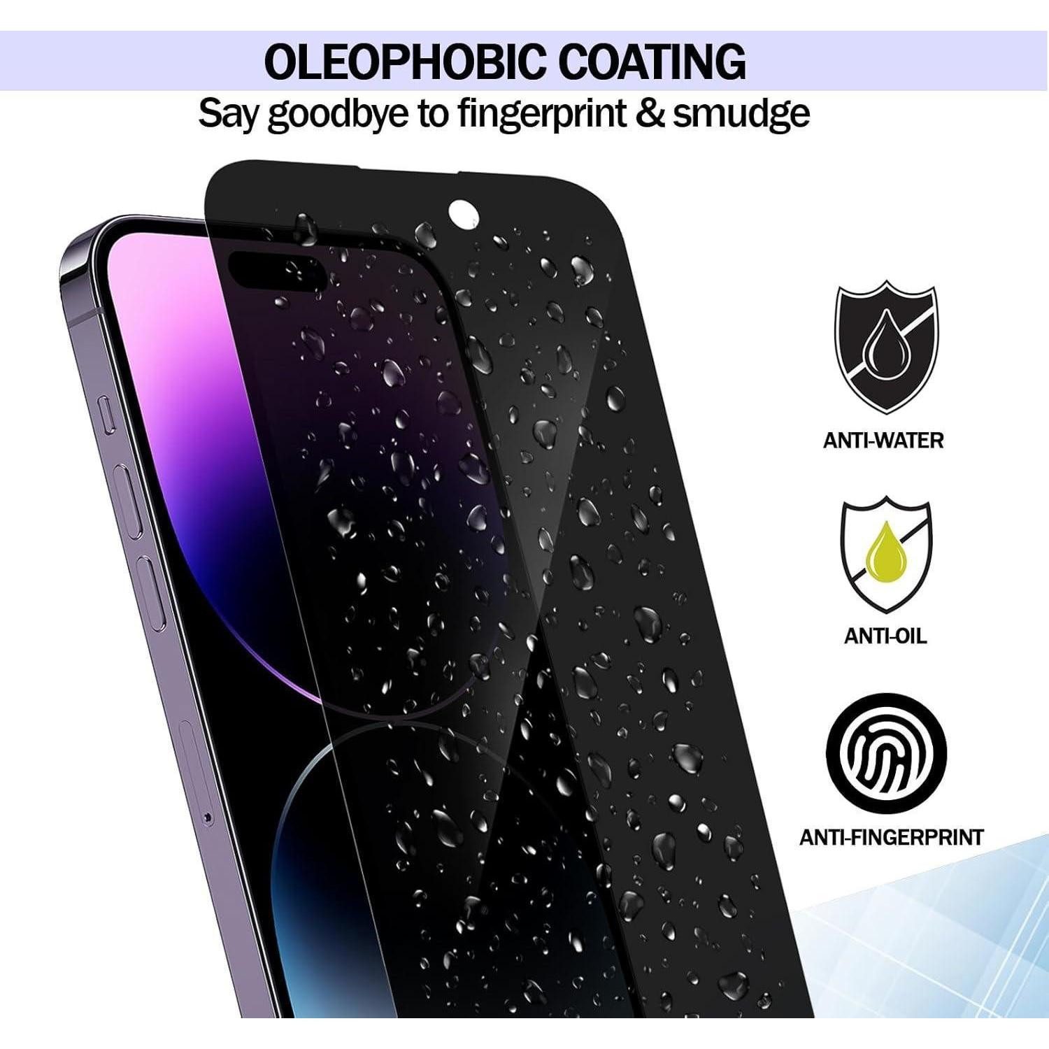 2x Privacy Schutzfolie Für IPhone 14 Plus/13 Pro Max 6,7 Zoll – 9H Härte, Anti-Spy, Kratzfest