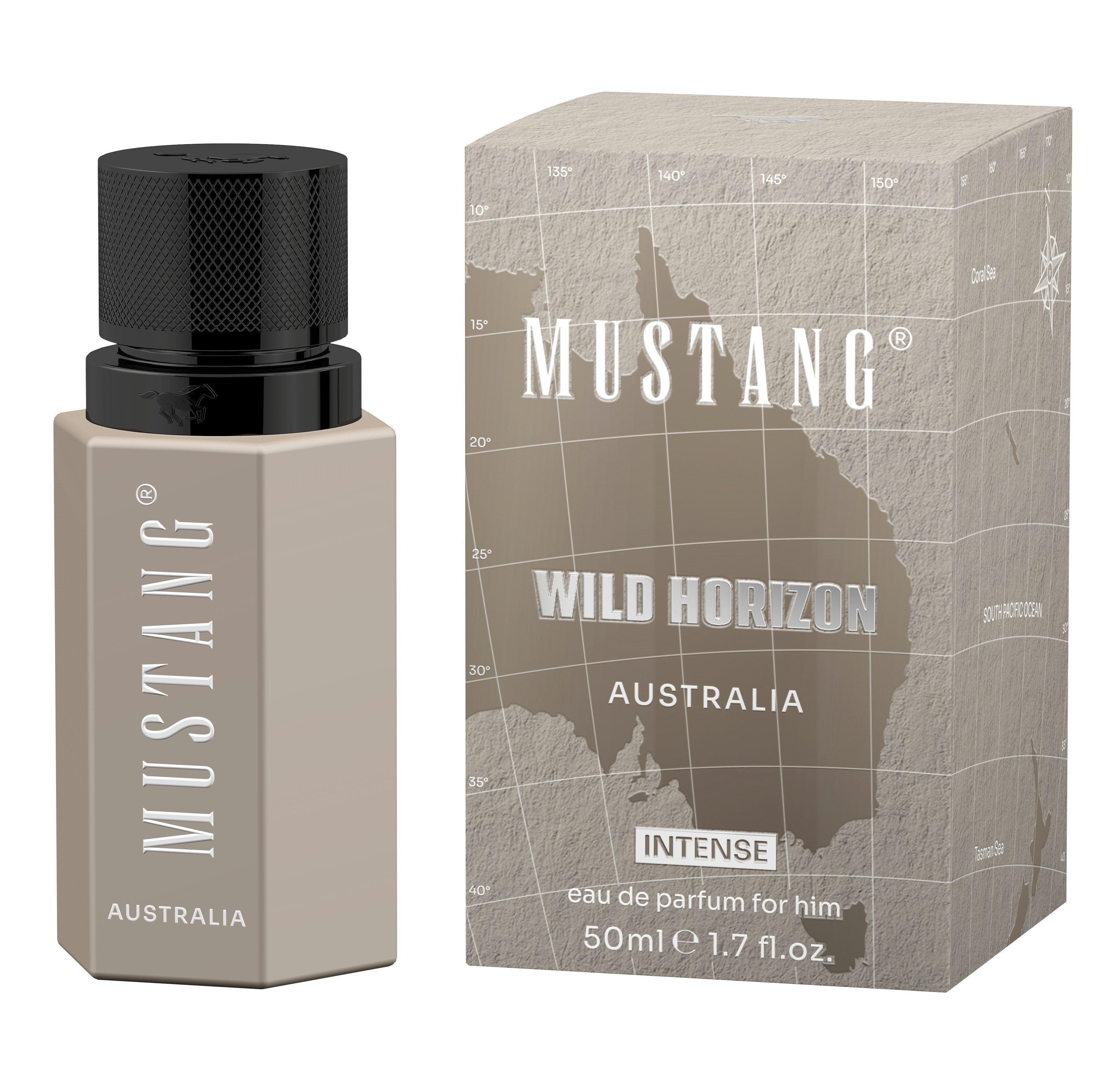 MUSTANG Eau de Parfum WILD HORIZON AUSTRALIA FOR HIM EDP, 50ml