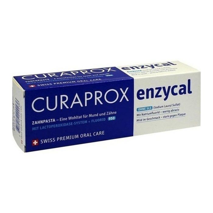 Curaden Germany GmbH Zahnpasta CURAPROX enzycal 950 Fluorid extra milde Zahnpasta 75 ml