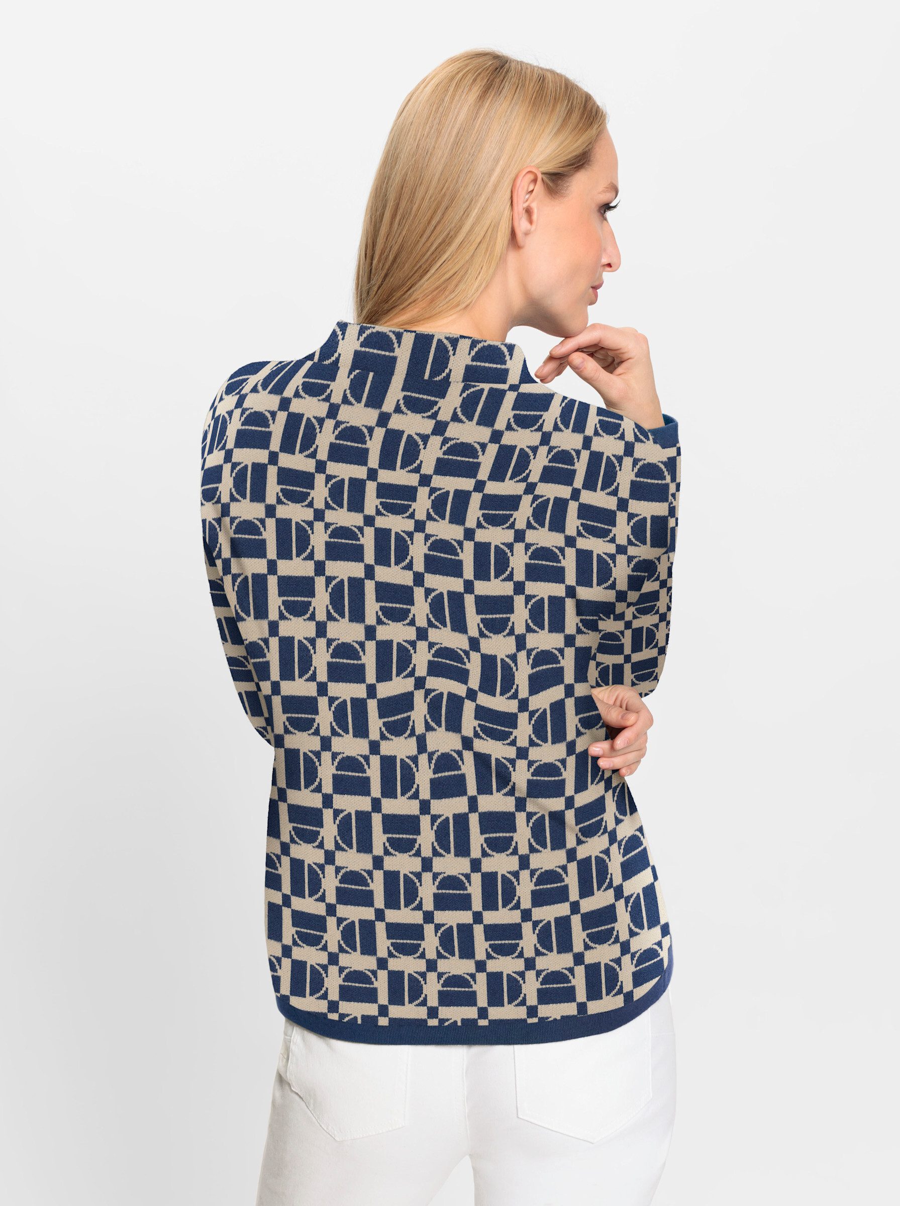 heine Strickpullover Jacquard-Pullover günstig online kaufen
