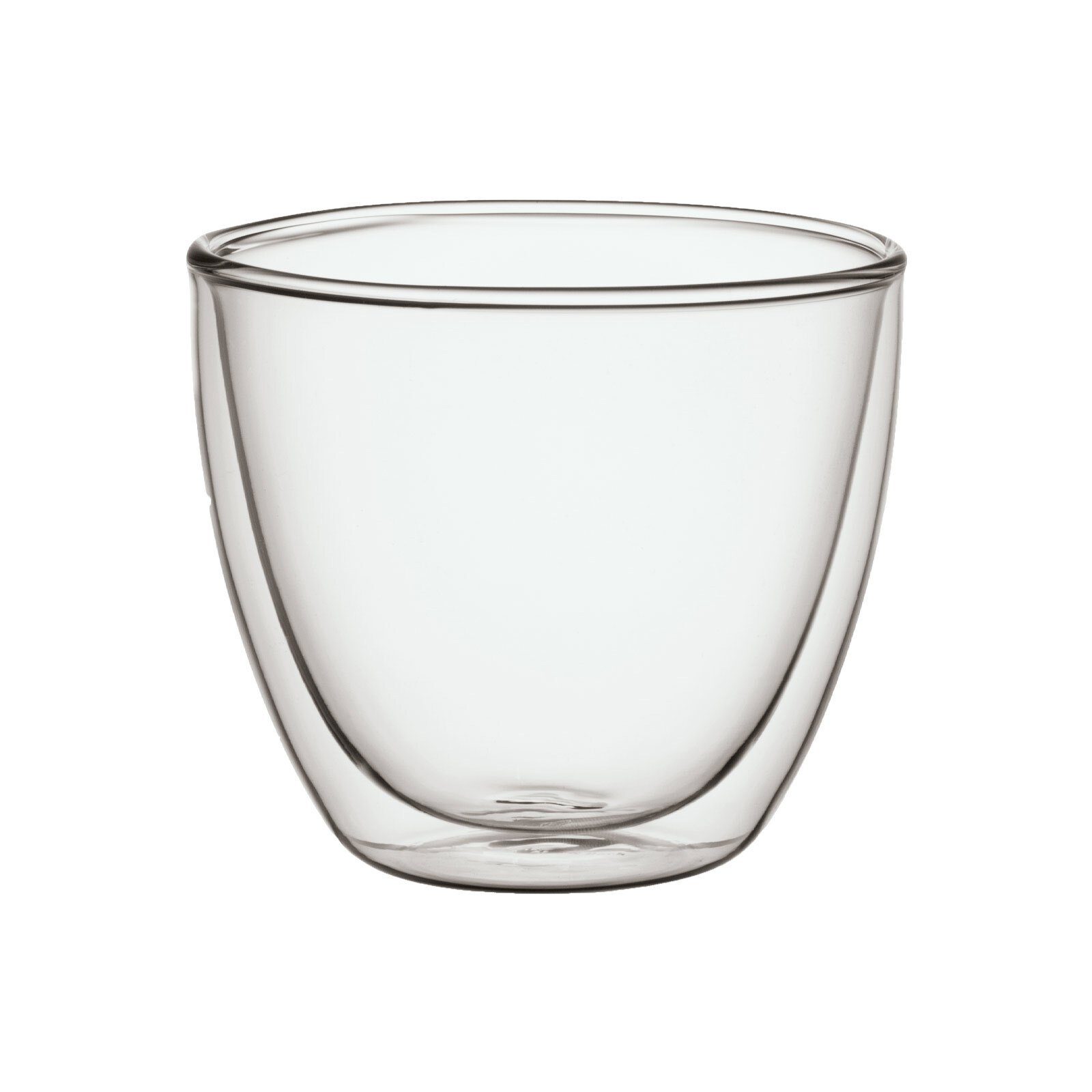 Villeroy & Boch Thermoglas Manufacture Rock Doppelwandige Becher 250 ml, 6-tlg., Glas