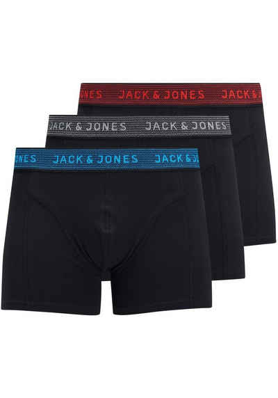 Jack & Jones Junior Боксерские мужские трусы, боксерки JACWAISTBAND TRUNKS 3 PAC (Packung, 3-St)