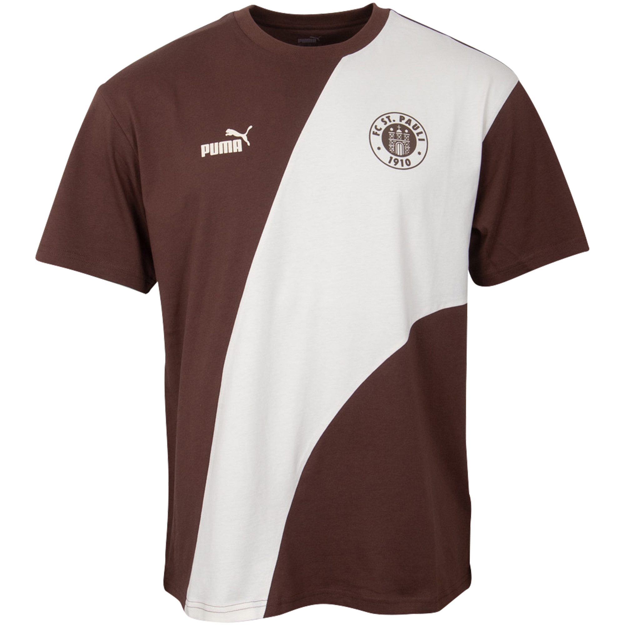FC St. Pauli T-Shirt FC St. Pauli - PUMA T-Shirt 'ftblCulture+' 2024/25 - braun