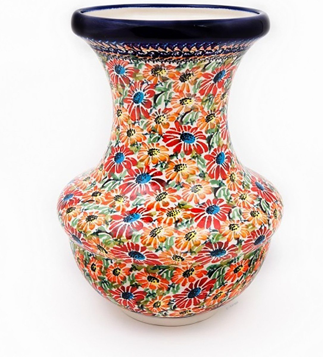 Bunzlauer Keramik Tischvase Bunzlauer Keramik 3L Vase "Venezia" Ø20xH28,5cm Blumenvase Dek ART-312