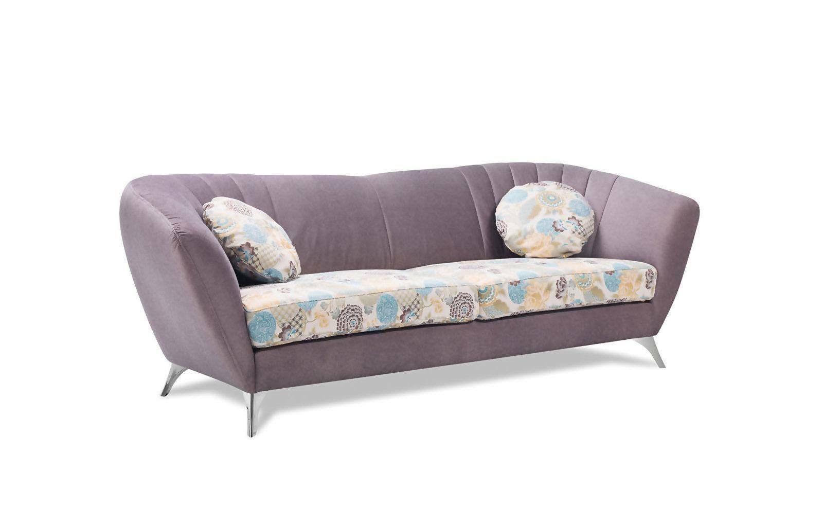 Stoff Sofa Lounge Club 3 Sofas Couch Sofa, Polster JVmoebel Textil Design Sitzer