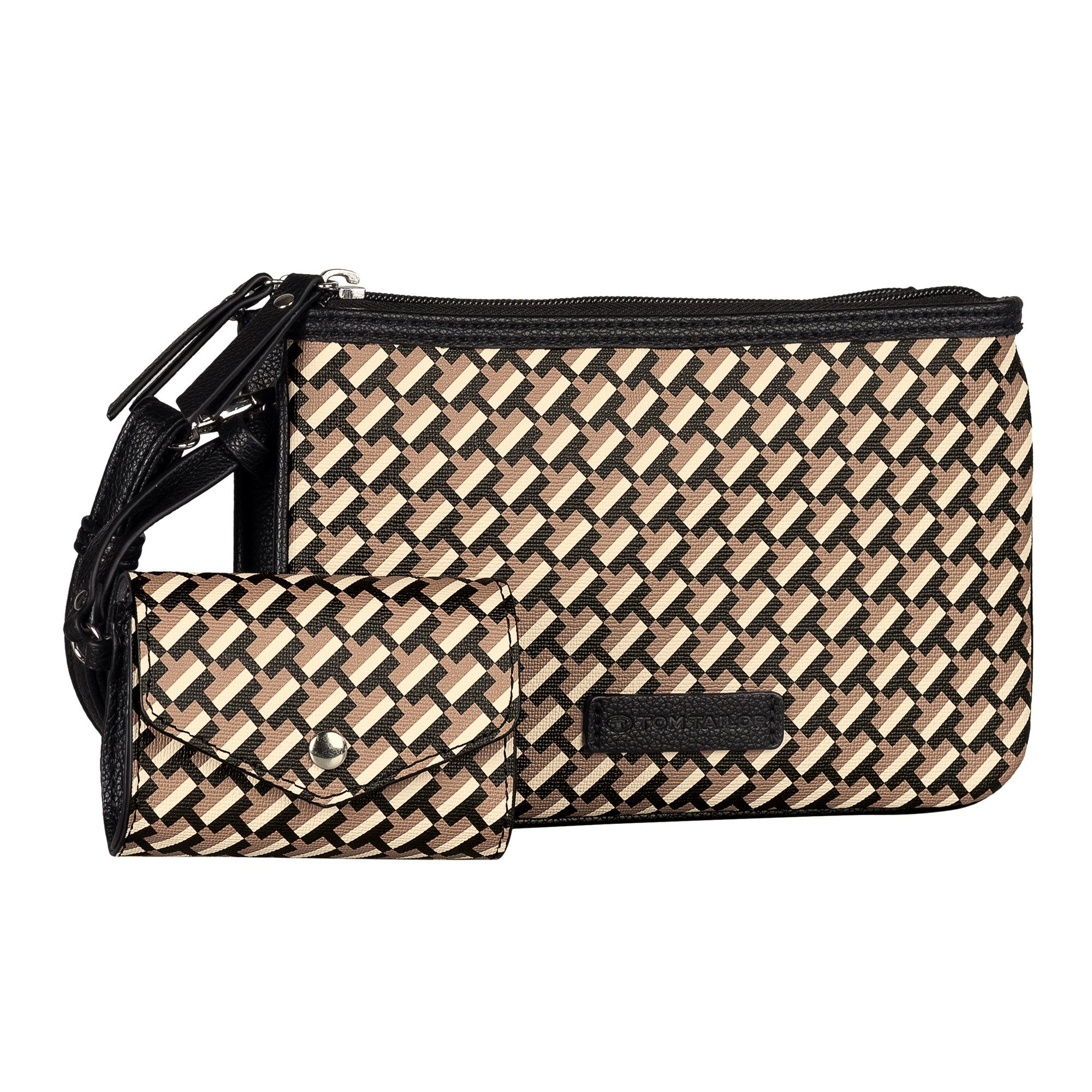 TOM TAILOR Umhängetasche Xenia, mit raffiniert geometrischen "T" Print des günstig online kaufen