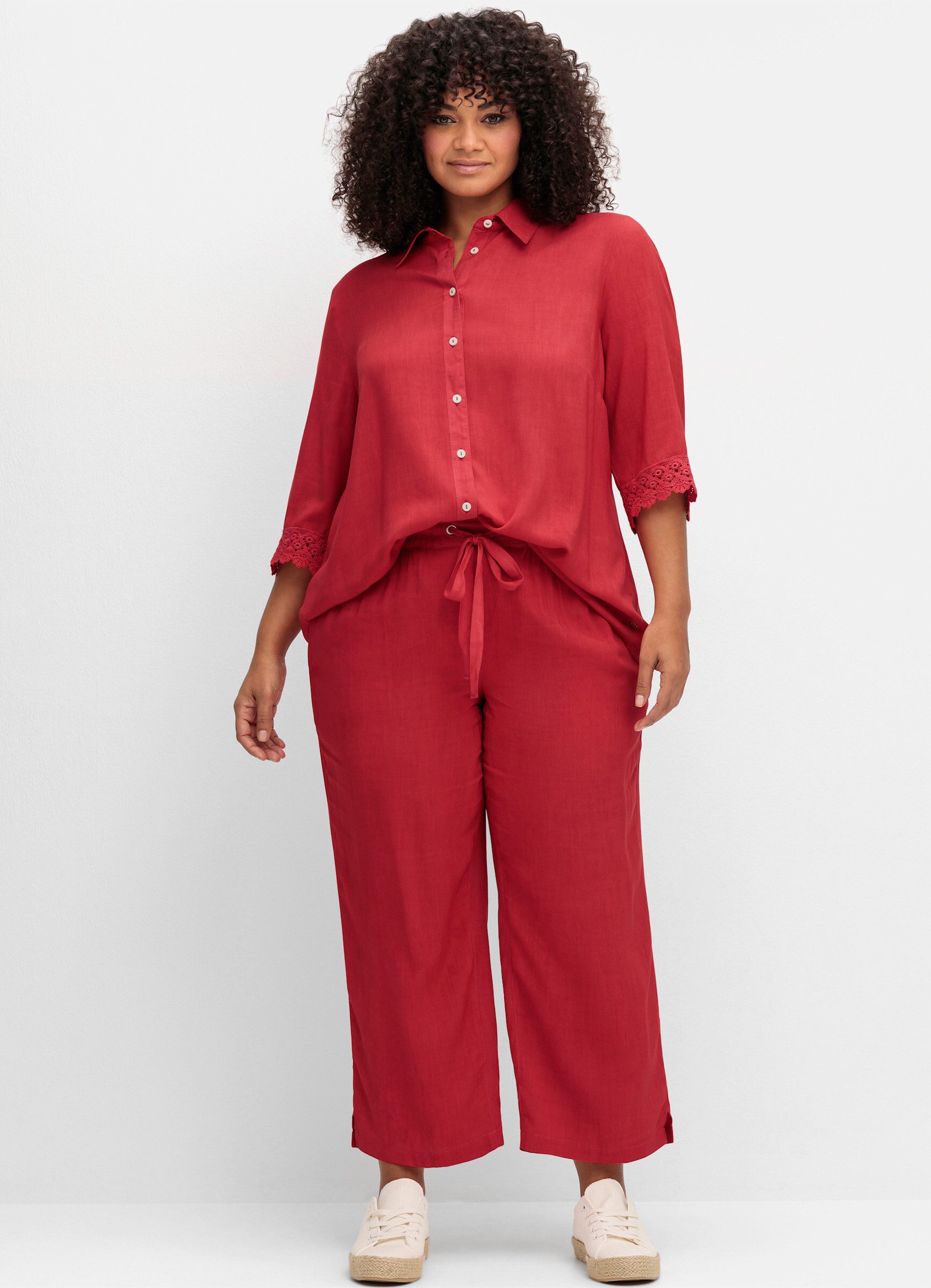 Sheego Klassische Bluse Hemdbluse günstig online kaufen