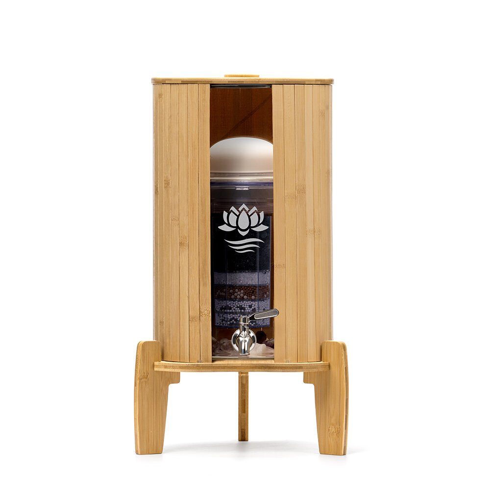 Lotus Vita Wasserfilter Glas-Wasserspender Kendra 9L - Lotus Fontana