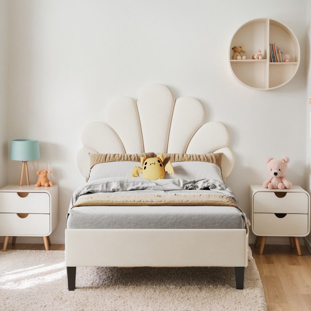 PXloue Polsterbett Einzelbett Kinderbett (Ideal für ein Märchenhaftes Kinde günstig online kaufen
