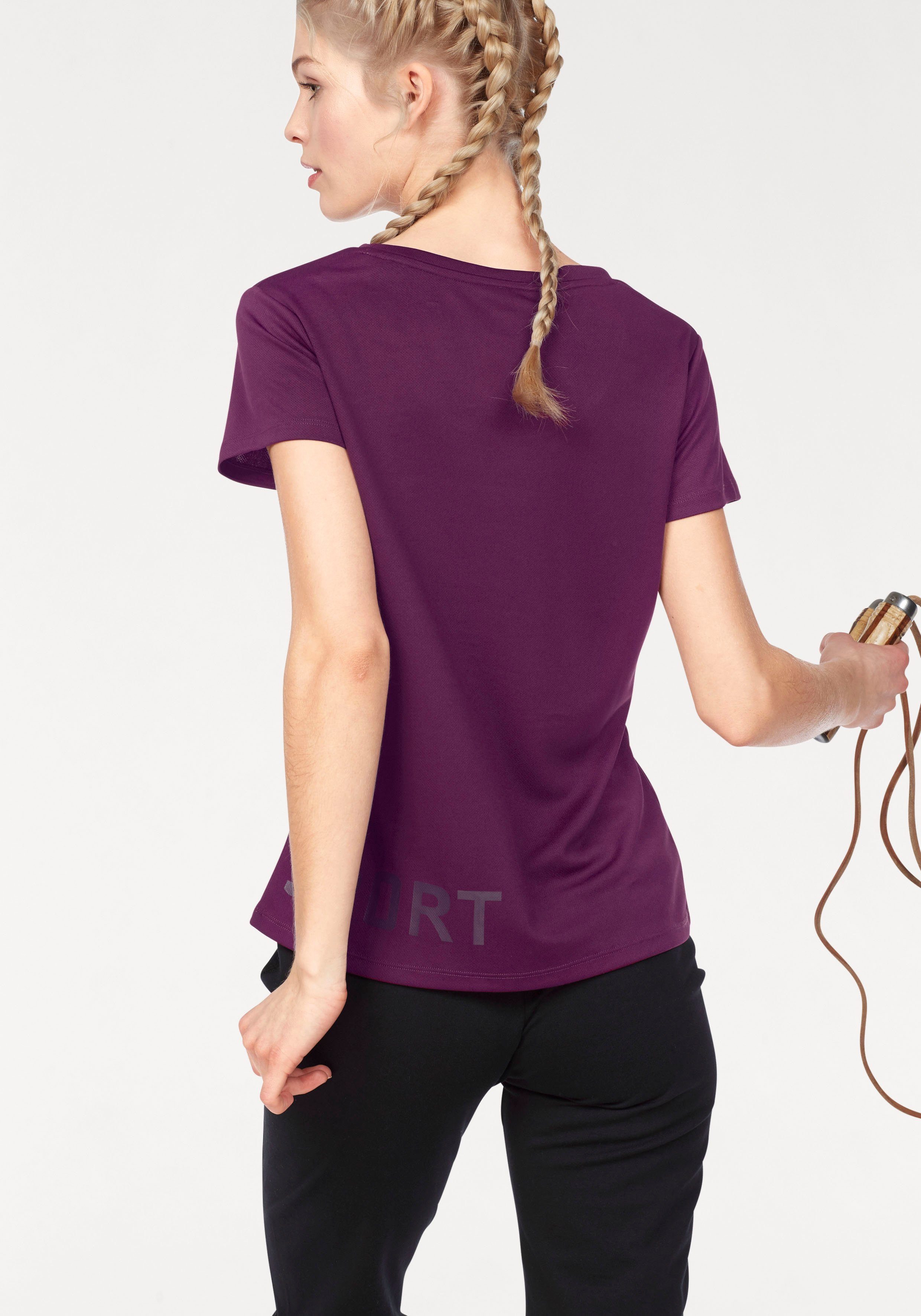 H.I.S Funktionsshirt (Spar-Set, 2er-Pack) figurbetonter Schnitt, sportlicher Look, mit trendigem Logodruck