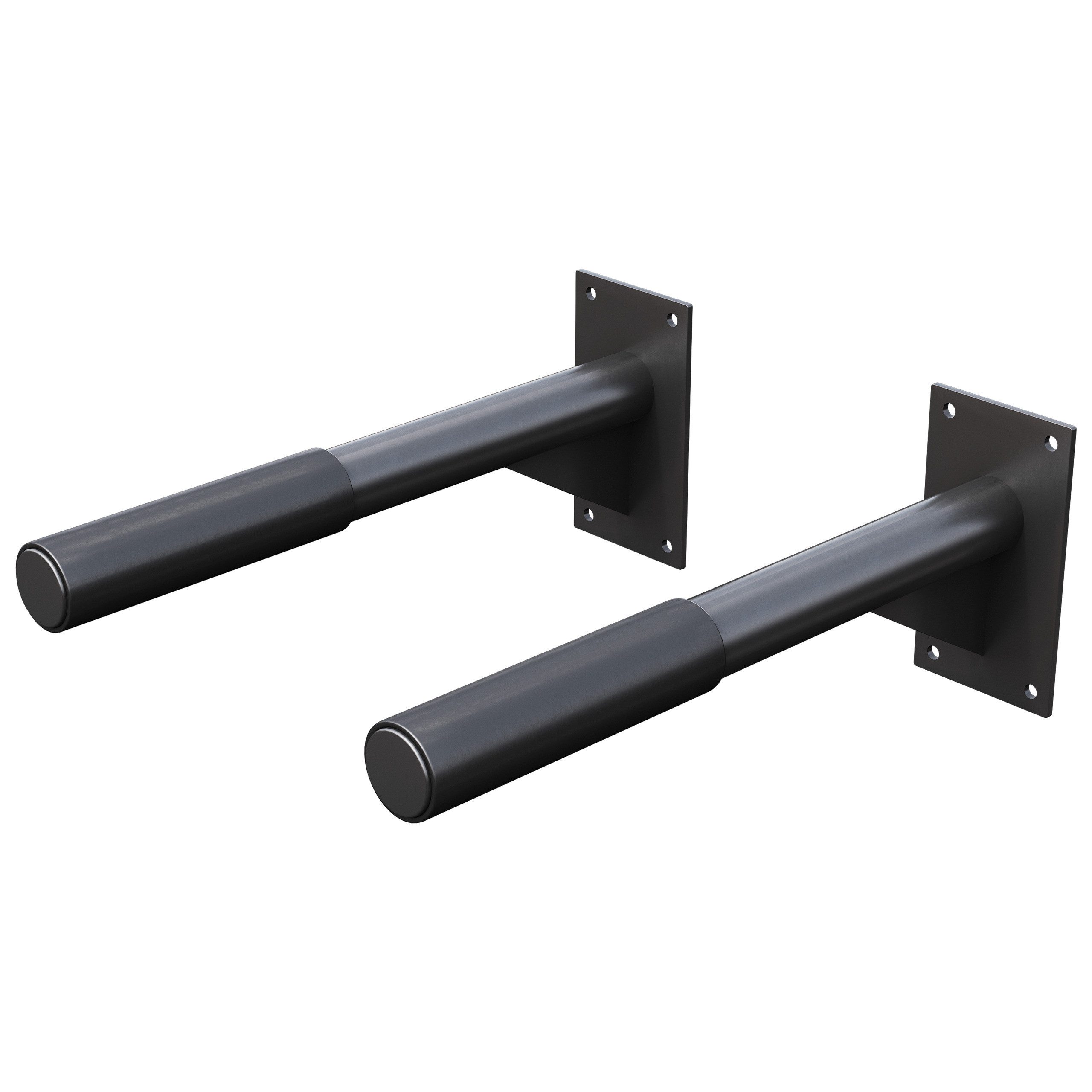 Klimmzugstange Dip-Station, Wandmontage, 350kg Belastbar, mit Griffen 51cm, Stahl