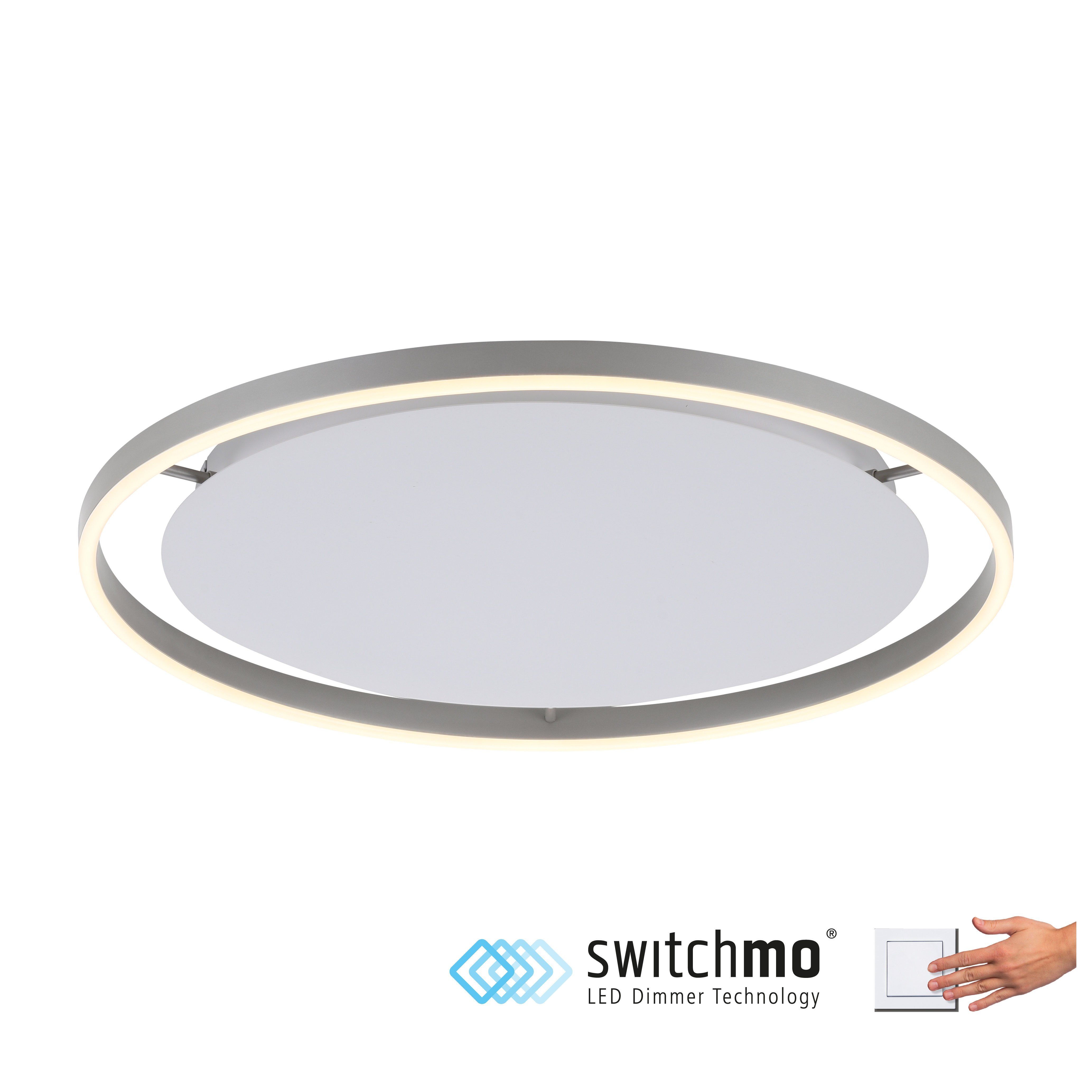 Switchmo Warmweiß, LED, Deckenleuchte Direkt LED fest integriert, Leuchten dimmbar, RITUS,