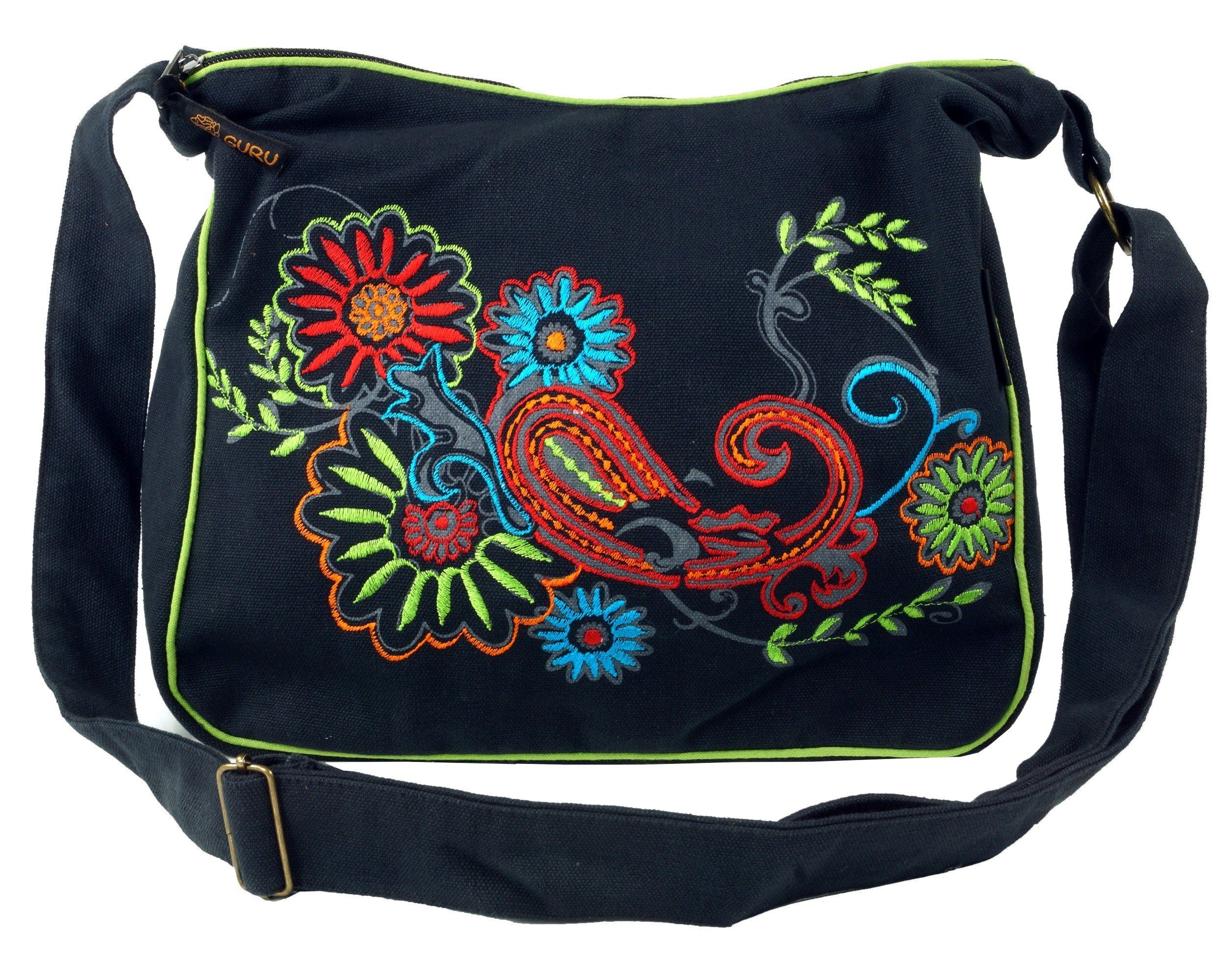 Guru-Shop Schultertasche Schultertasche, Hippie Tasche, Goa günstig online kaufen
