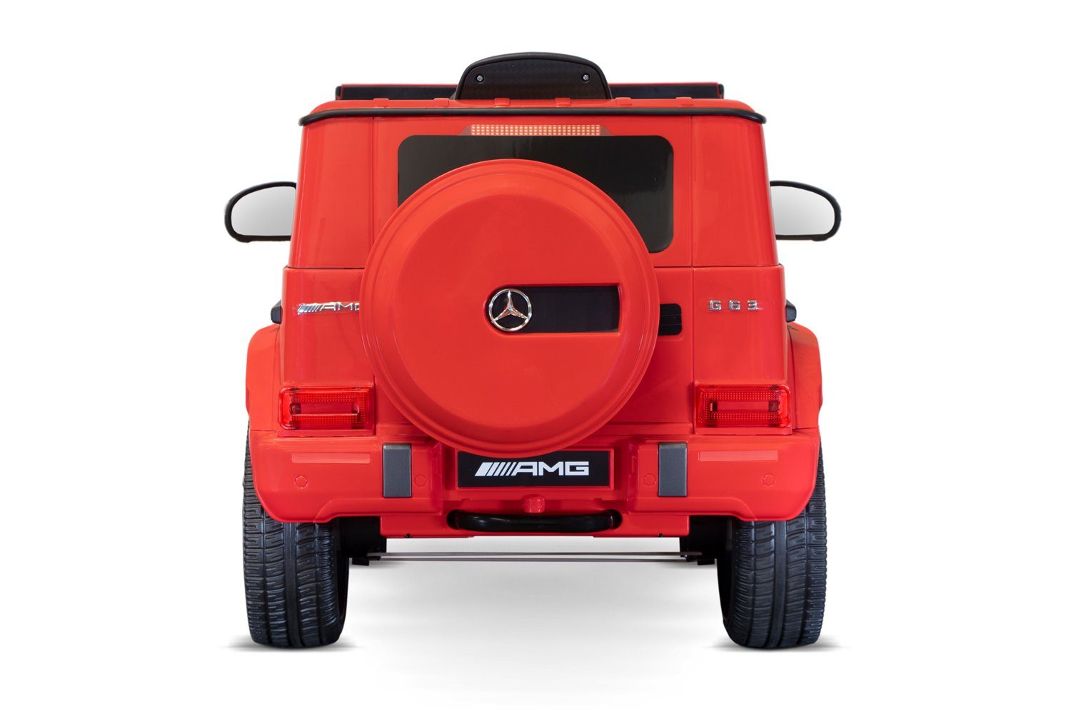 Transporthilfe G55 leer Mercedes falls AMG 2x35W ist, Kinderfahrzeug Akku Softanlauf Kidix G63 Elektro-Kinderauto Elektro Rot Kinderauto, Kinder mal