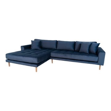 ebuy24 Sofa Lido Sofa, Chaiselongsofa links gewendet Velour d, 1 Teile