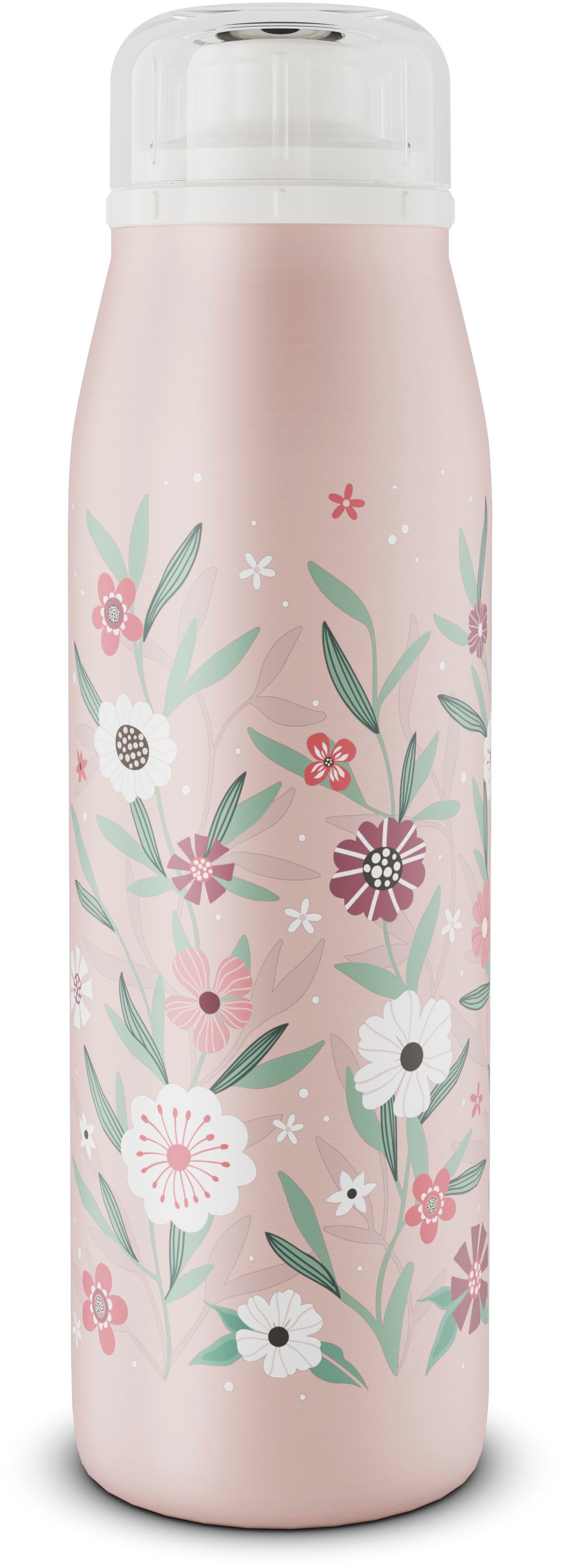 Alfi Isolierflasche KIDS ISO BOTTLE, Edelstahlkörper, spülmaschinenfest, 12h heiß & 24h kalt, Trinköffnung mit konsistentem Trinkfluss